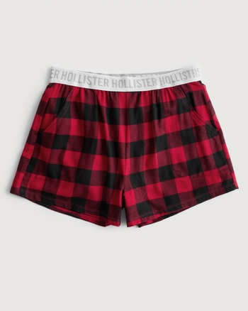 Women's Flannel Sleep Boxer Shorts Women's Clearance