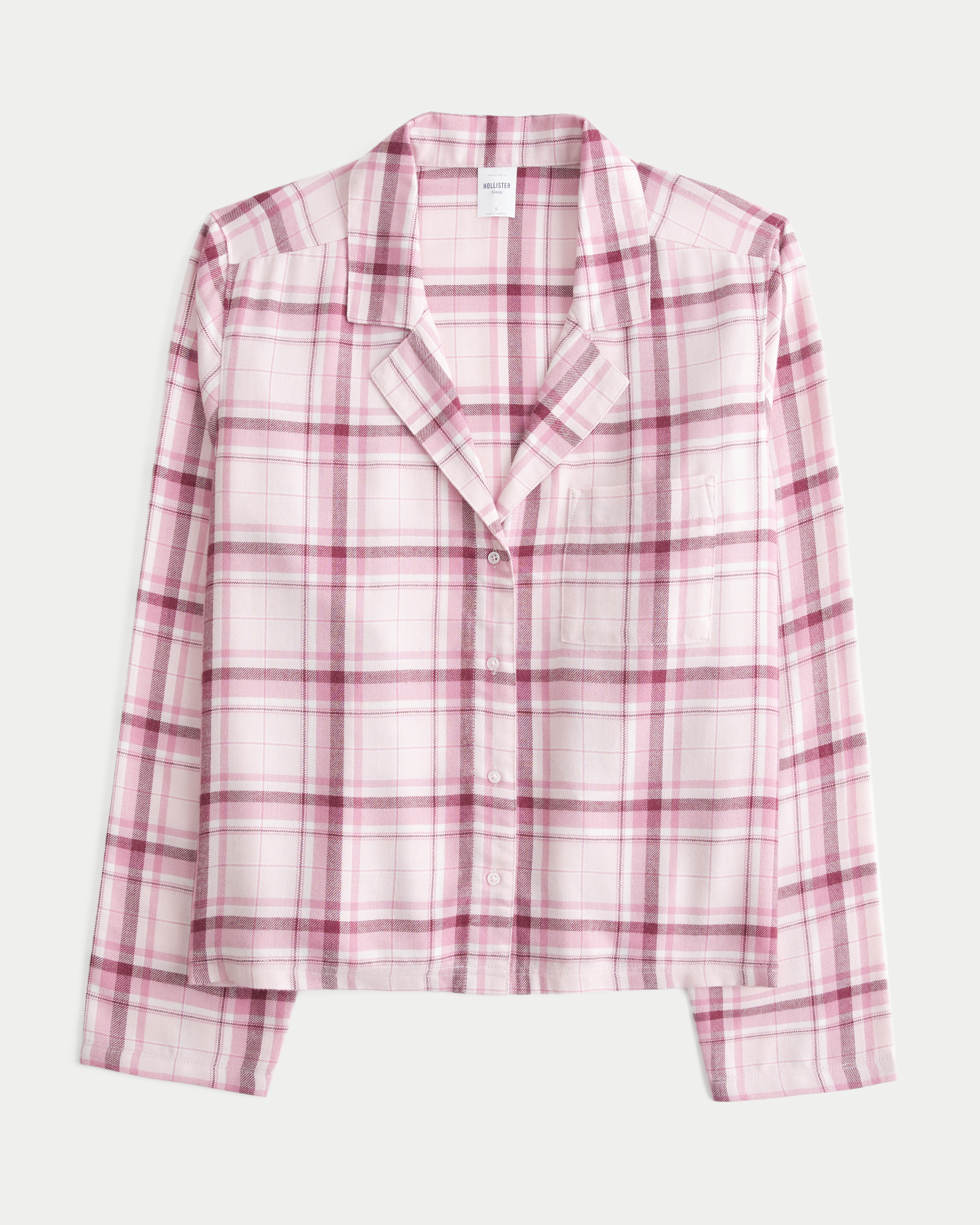 Easy Long-Sleeve Flannel Shirt
