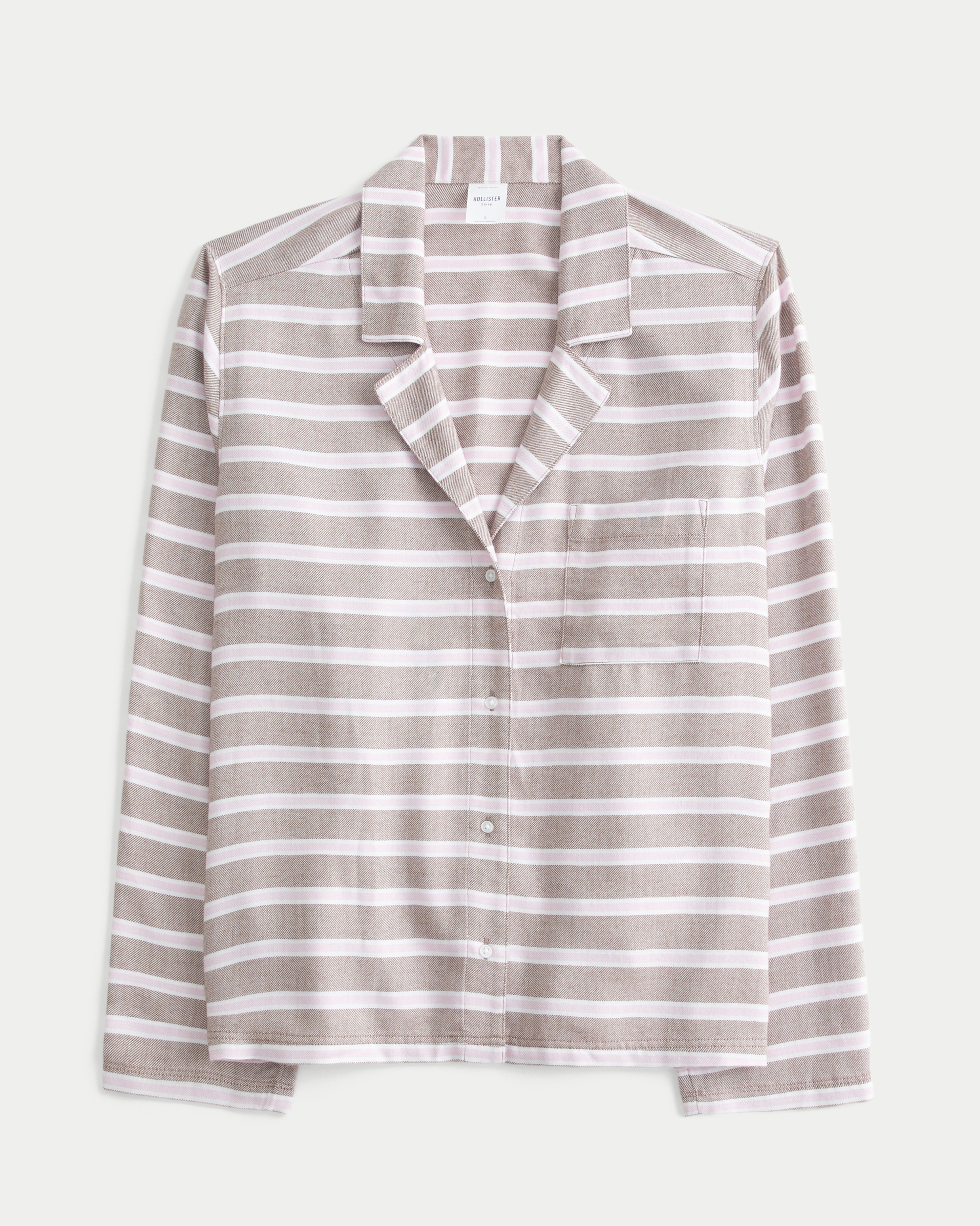 Flannel Button-Through Shirt