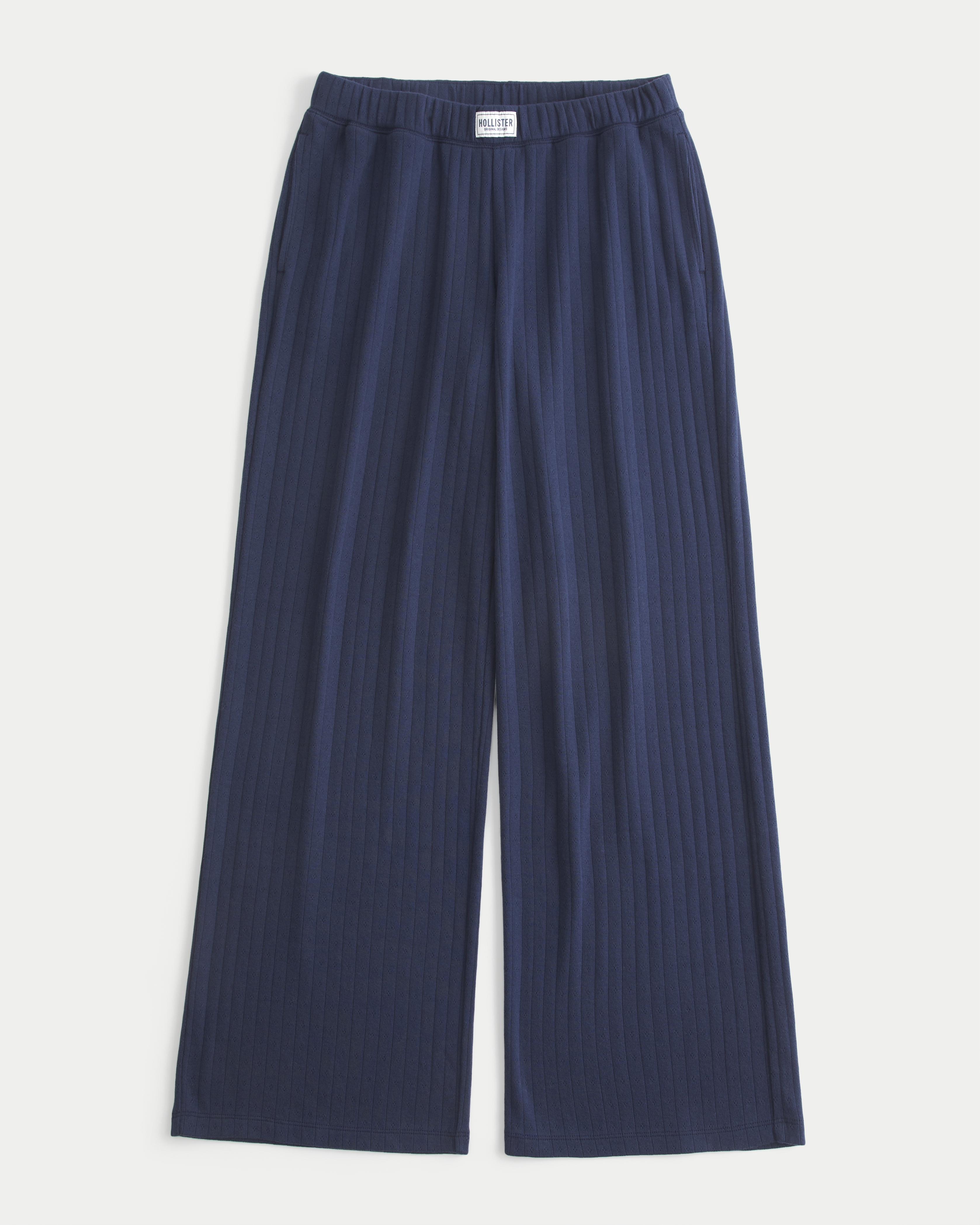 Pointelle Straight Pants