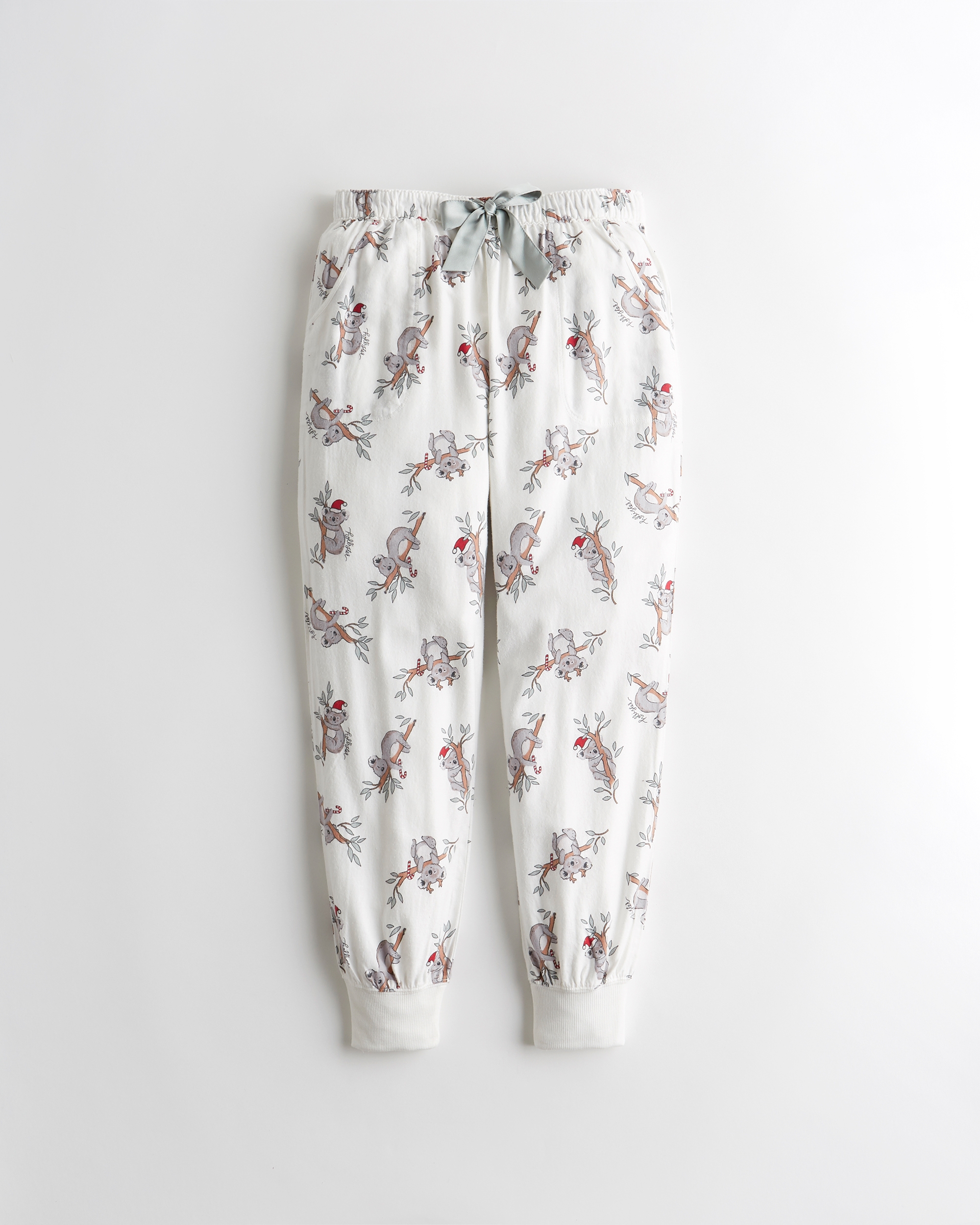 hollister flannel joggers