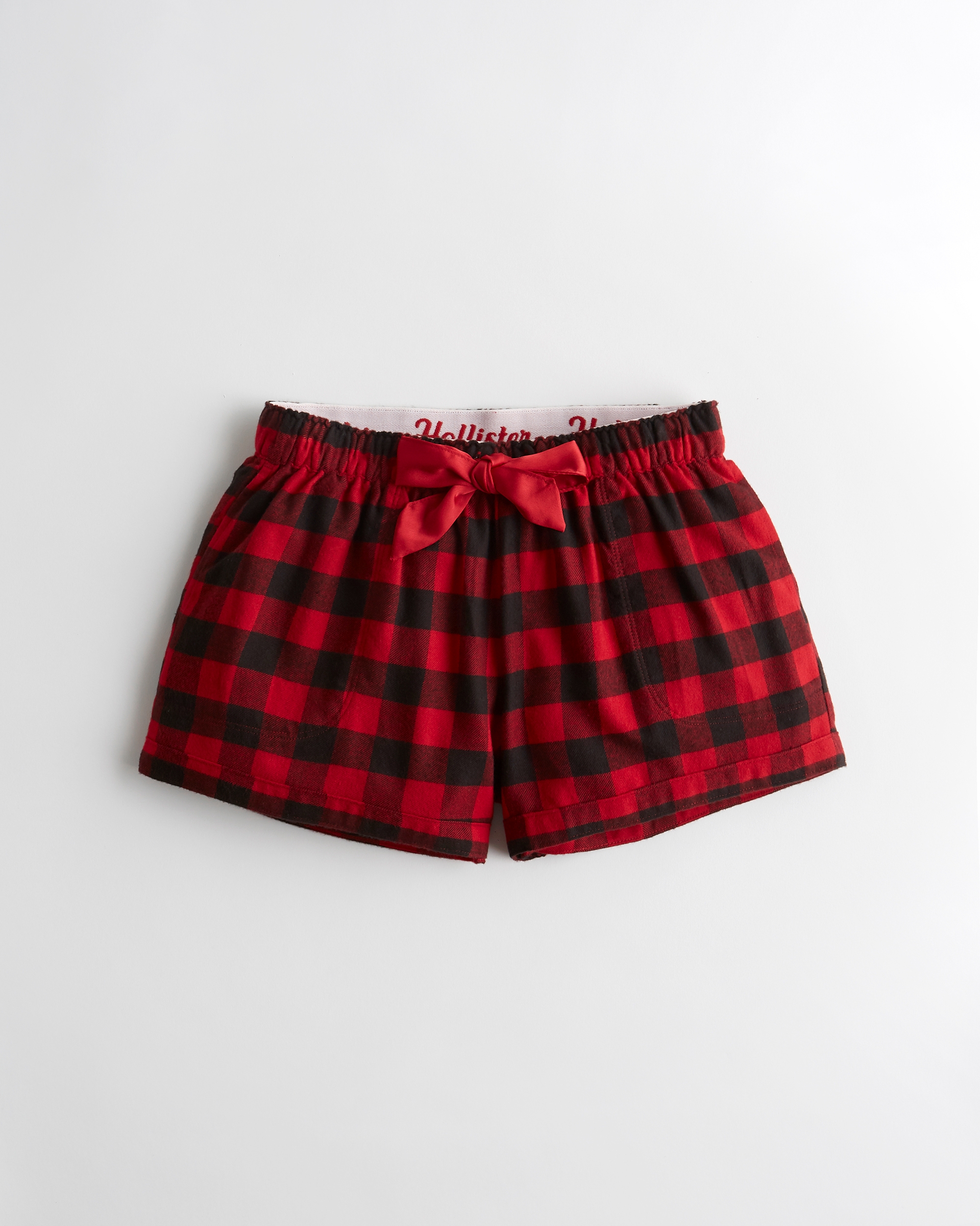 Girls Mid-Rise Flannel Sleep Short 