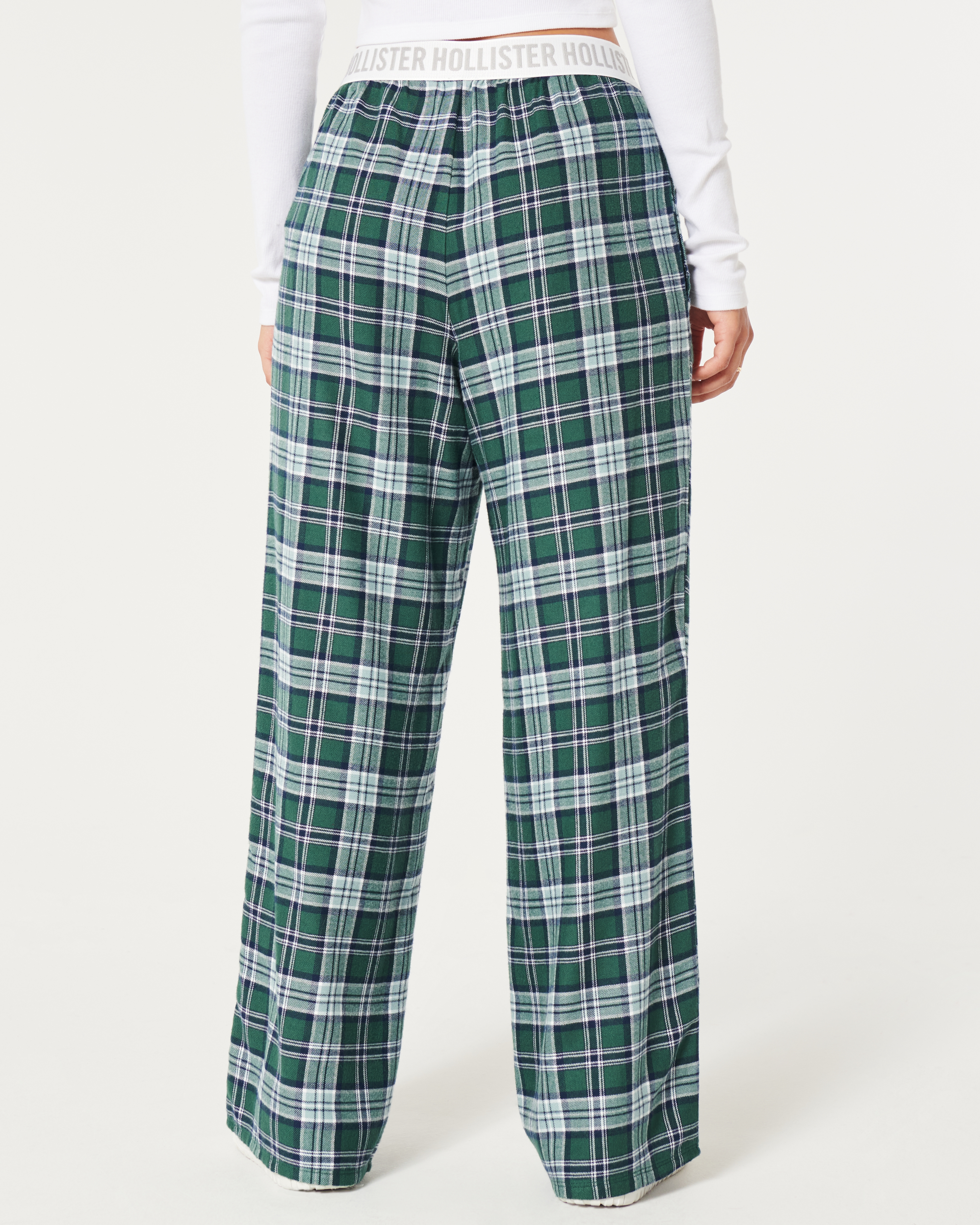 Green plaid sale pants hollister