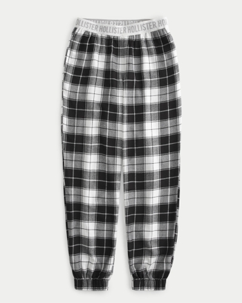 Hollister flannel sleep joggers cheap