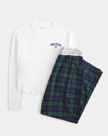Hollister pj set top