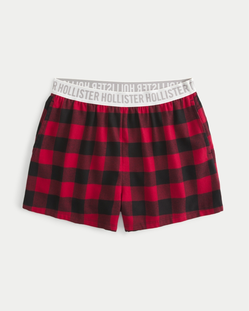 Cozy Hollister Flannel Sleep Shorts