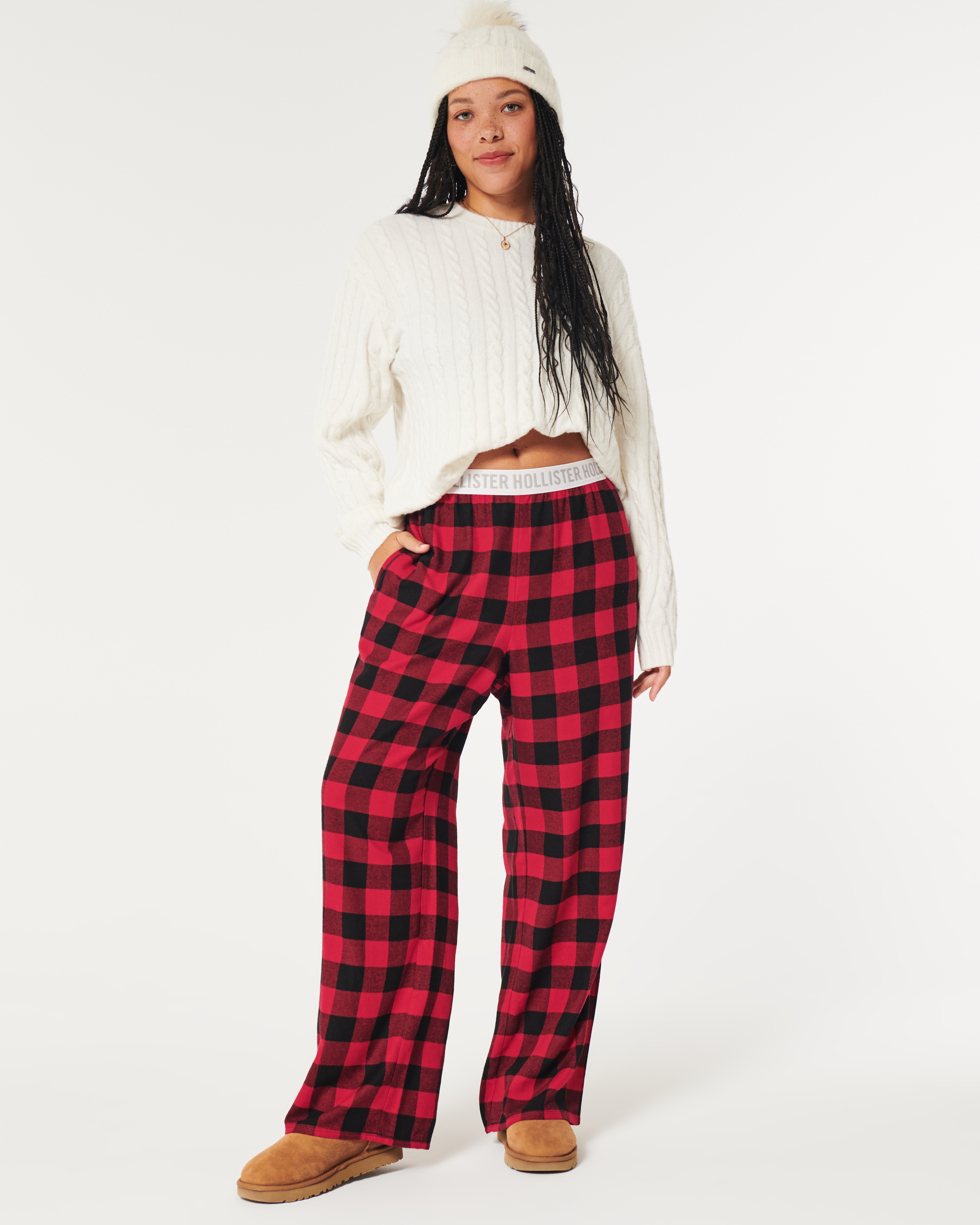 Plaid pants shop hollister