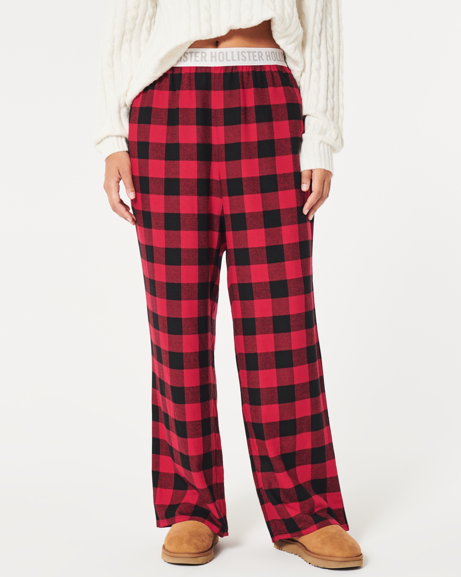 Hollister plaid pyjama shorts