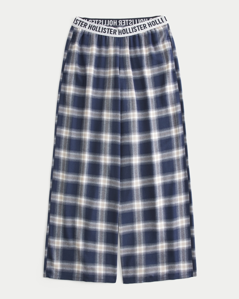 Plaid hollister pants on sale