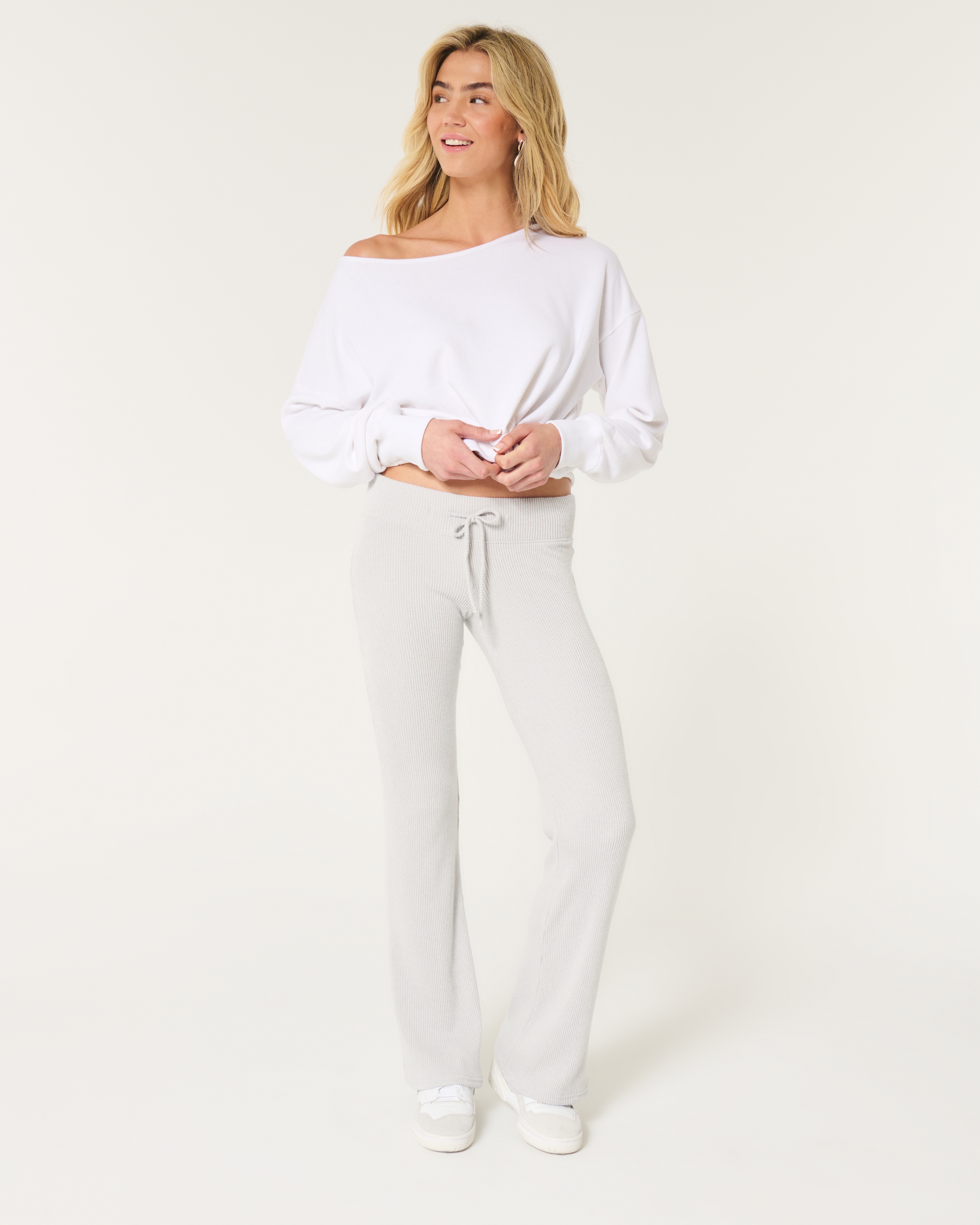 パンツ Cozy Flare Pants Women's Cozy Ribbed Flare Pants | Women's Clearance