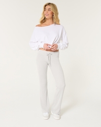 Cozy Ribbed Flare Pants