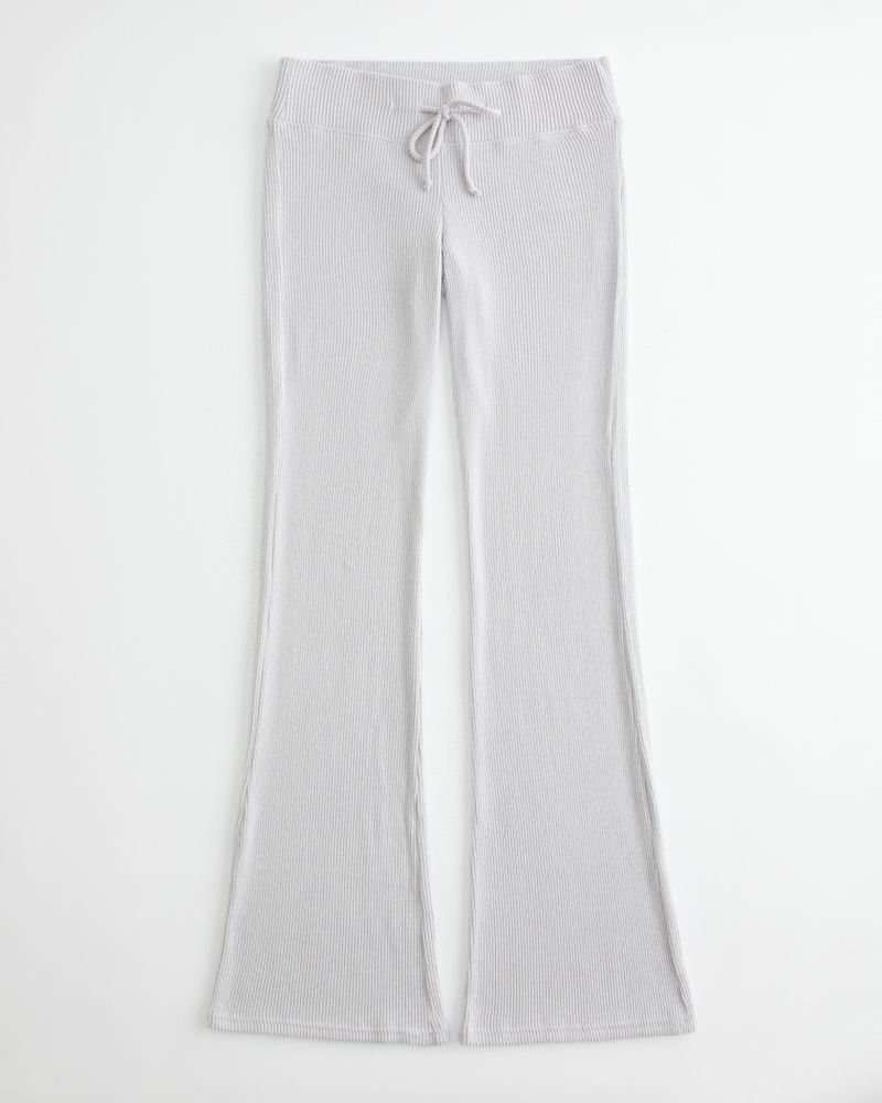 Cozy Ribbed Flare Pants