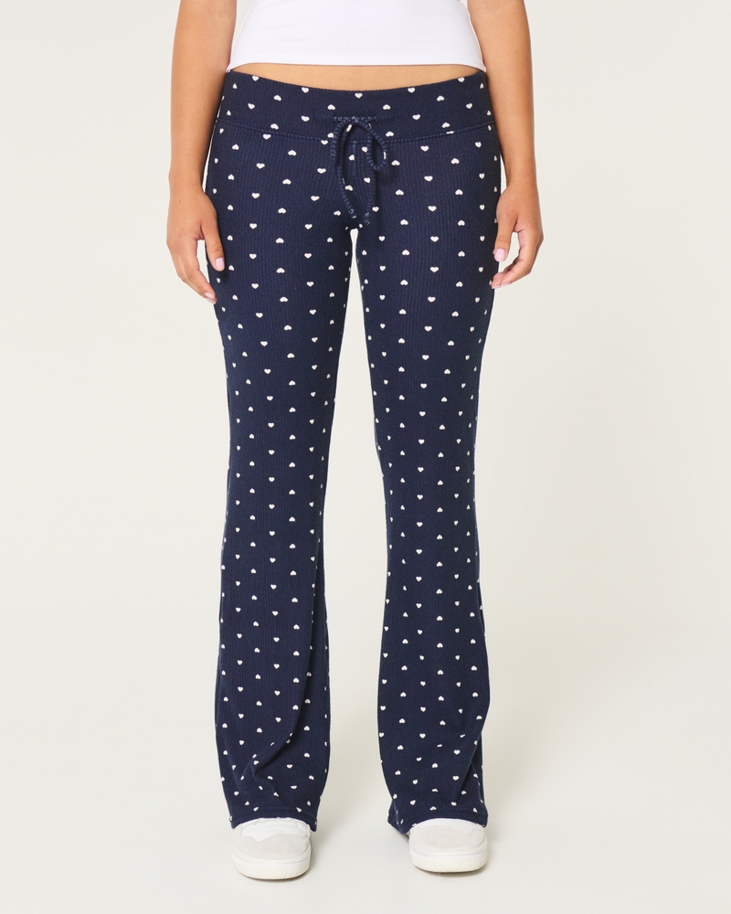 Cozy Ribbed Flare Pants