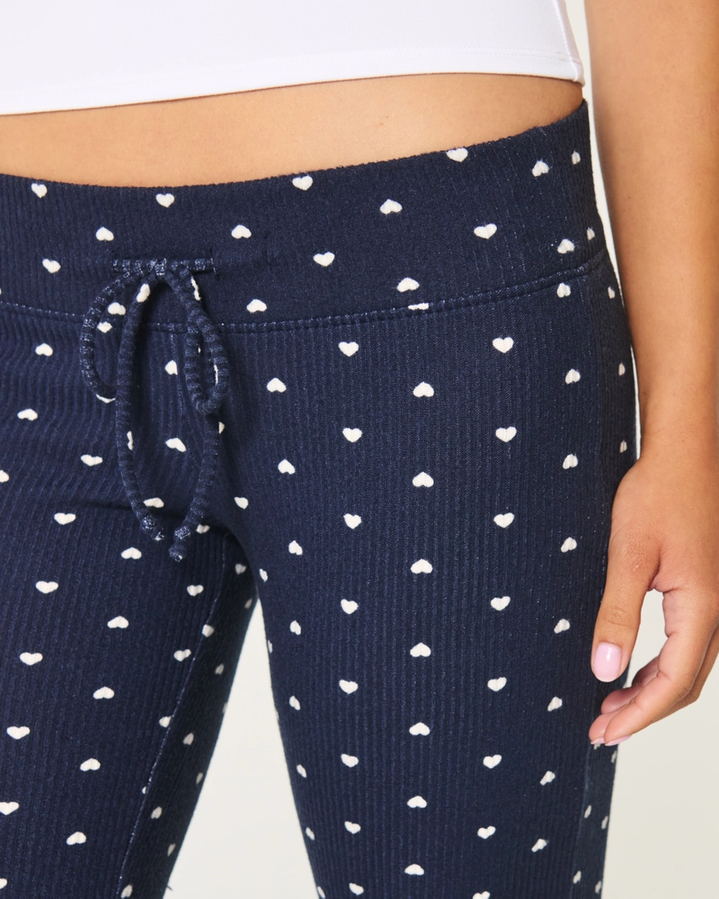 Cozy Ribbed Flare Pants