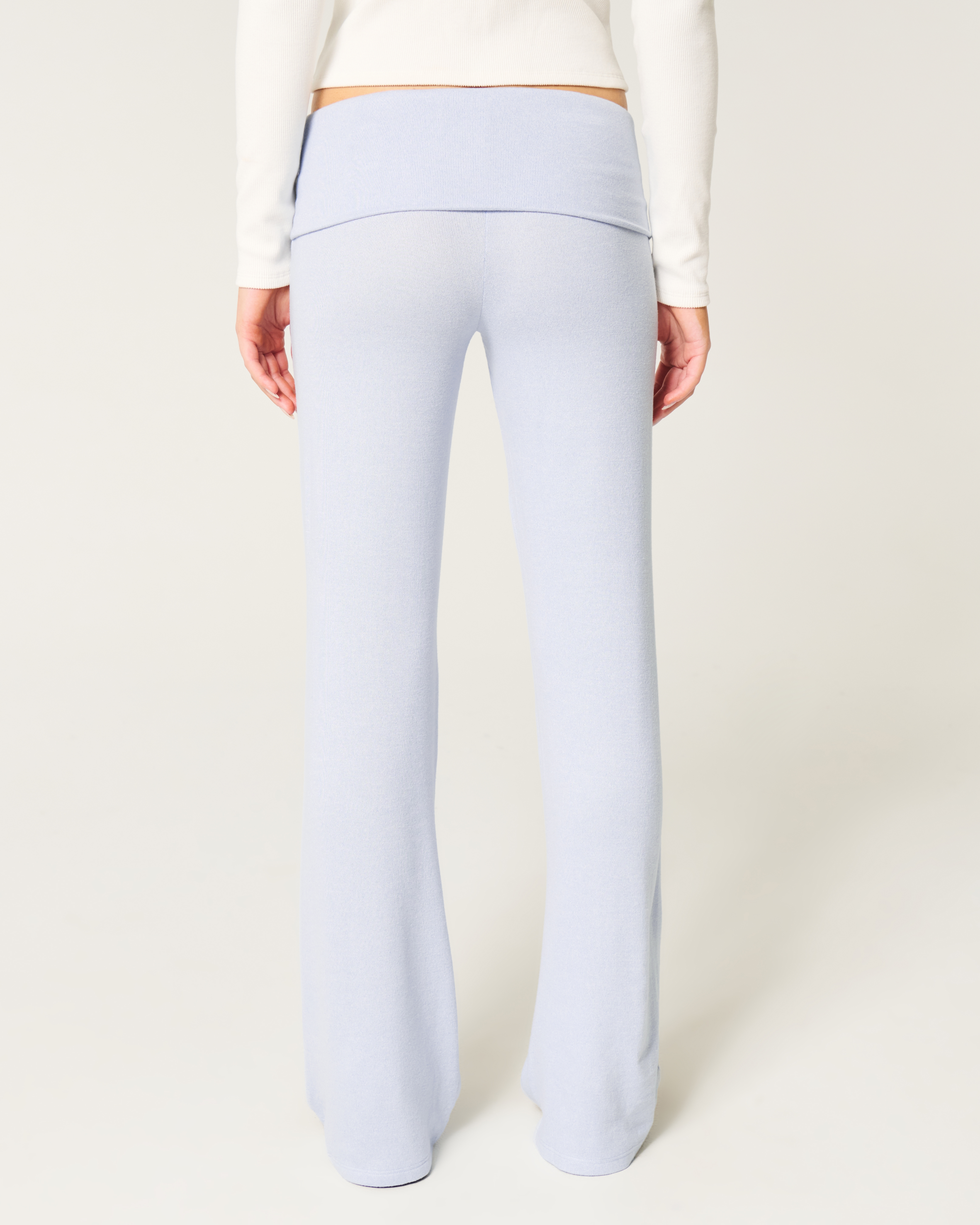 Cozy Knit Foldover Waist Sleep Pants