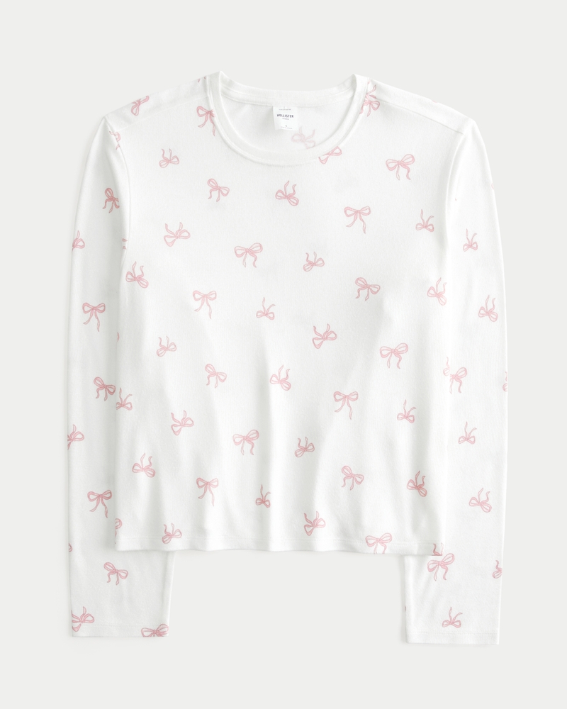 Cozy Long-Sleeve Pajama Shirt