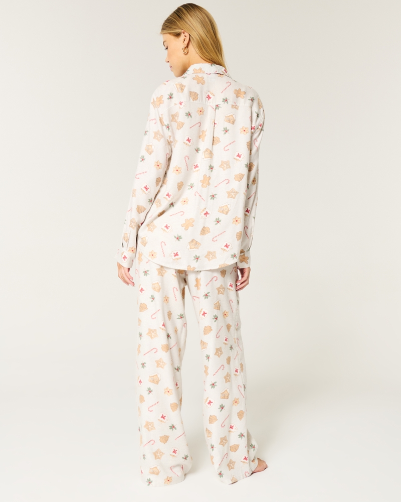Long-Sleeve Pajama Shirt & Pants Set
