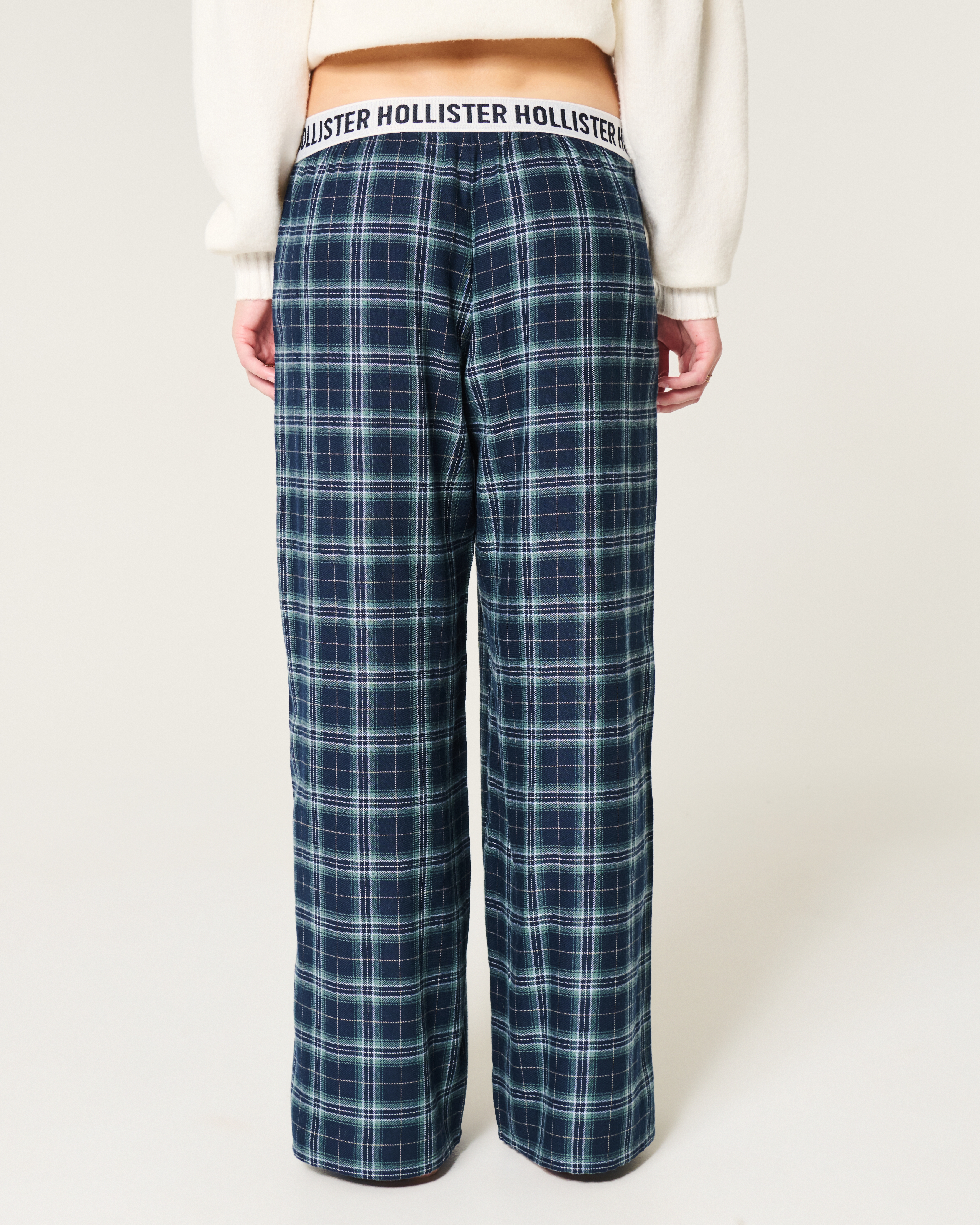 Hollister flannel pants on sale