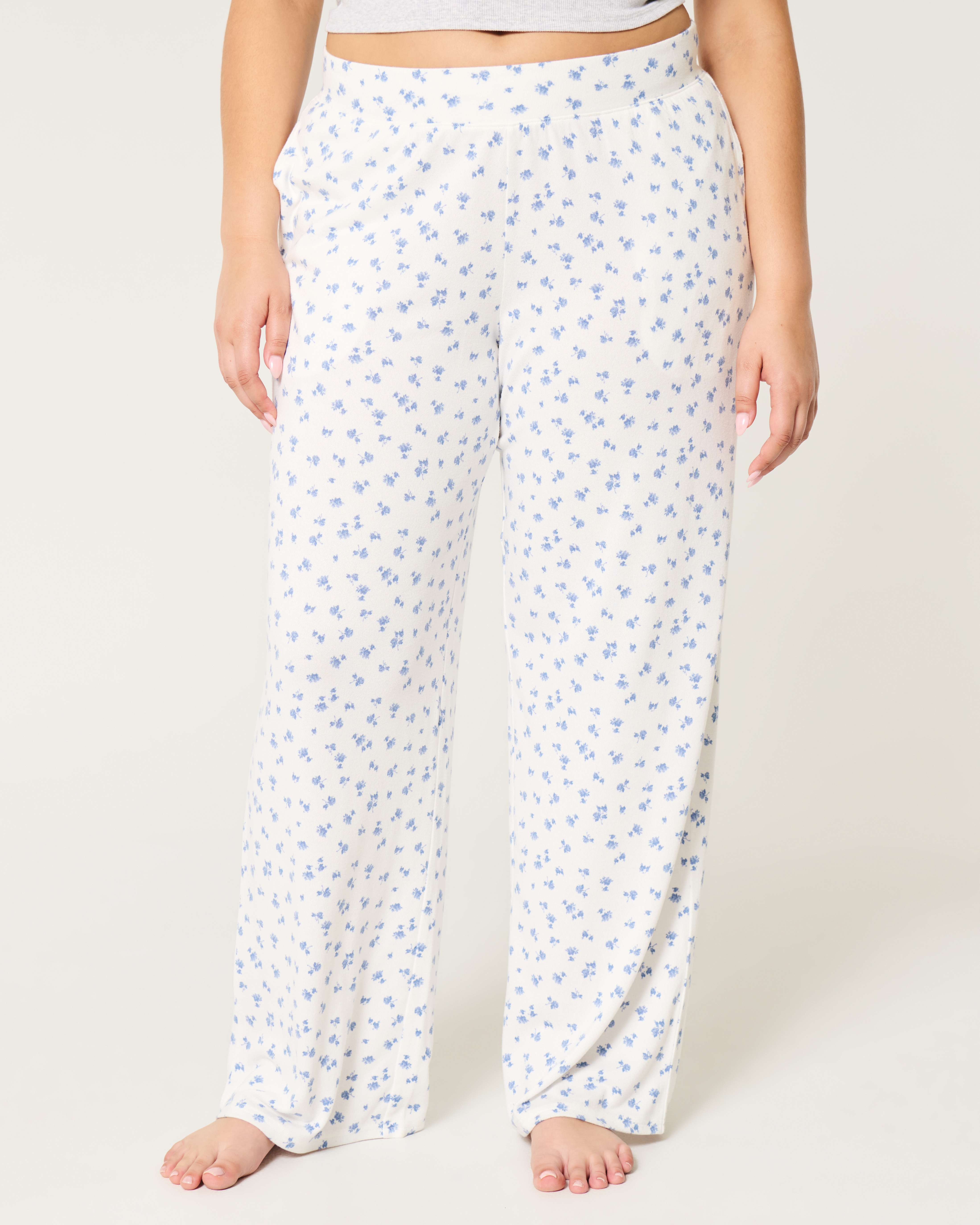 Cozy Wide-Leg Pajama Pants