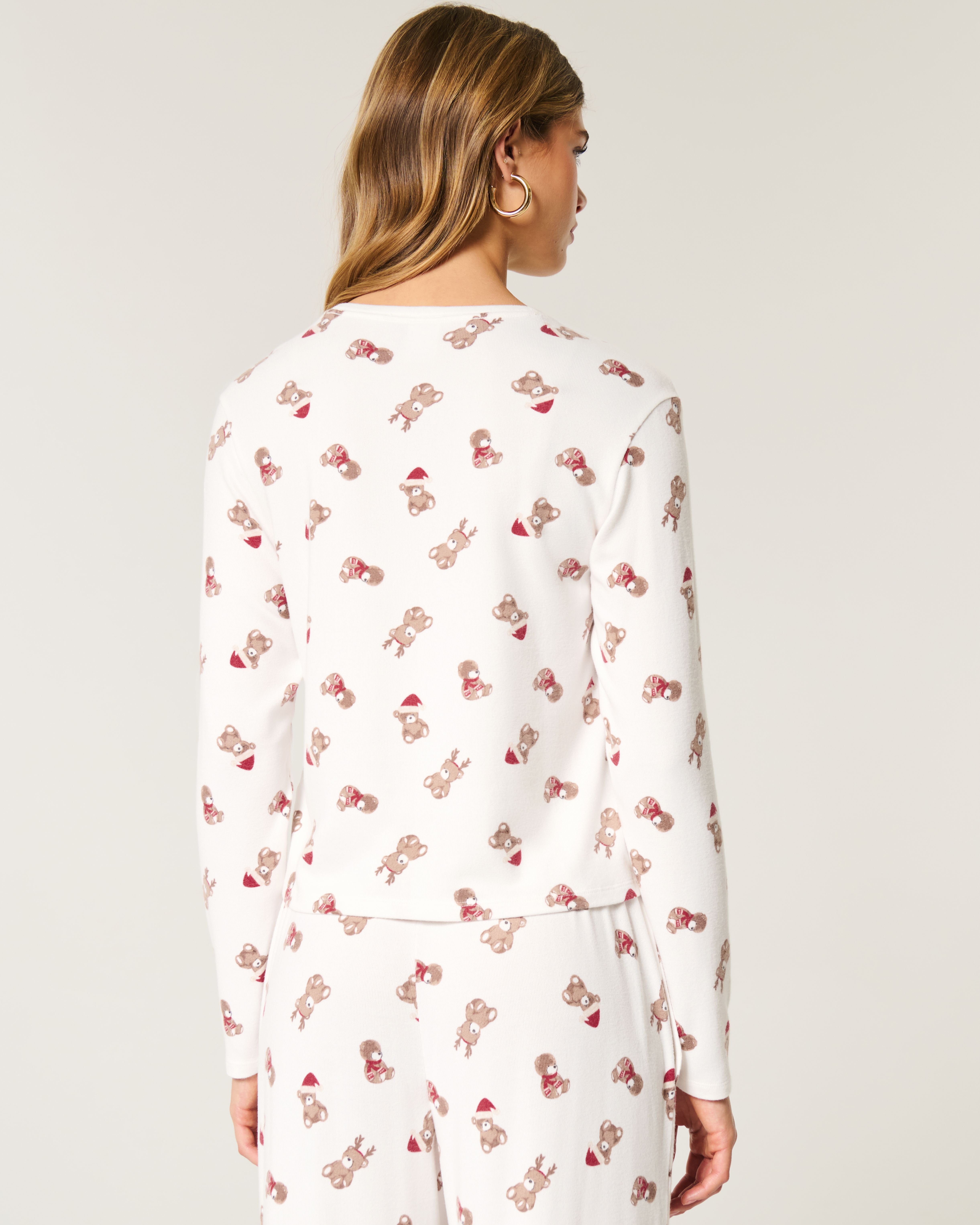 Cozy Long-Sleeve Pajama Shirt