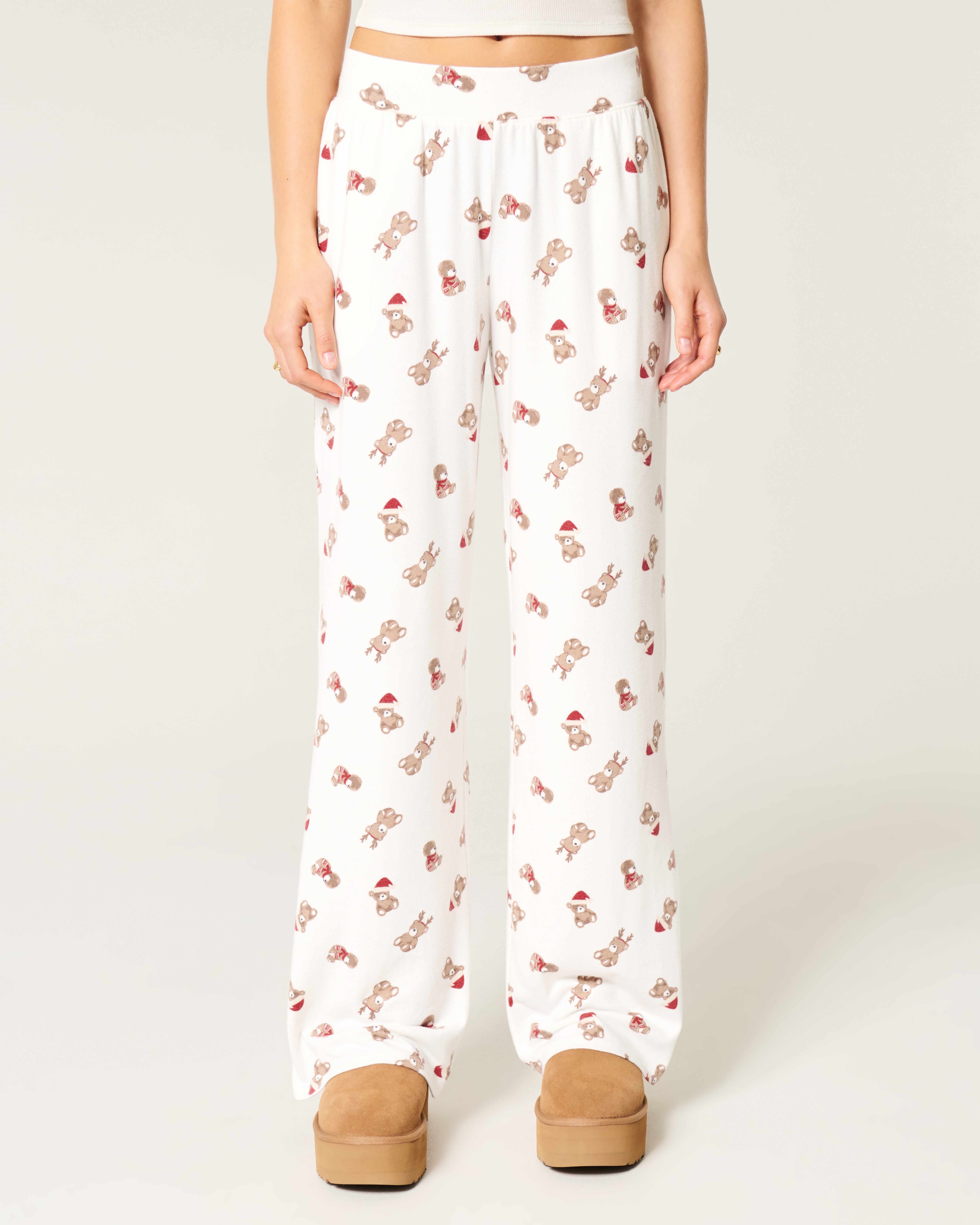 Cozy Wide-Leg Pajama Pants