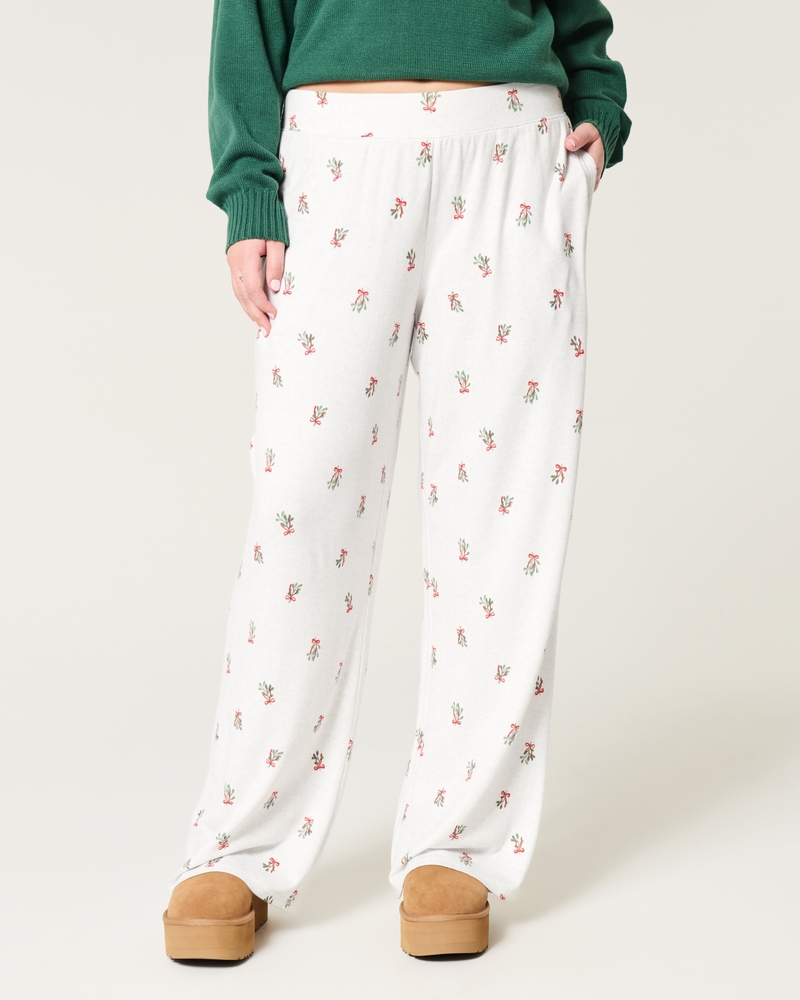 Cozy Wide-Leg Pajama Pants