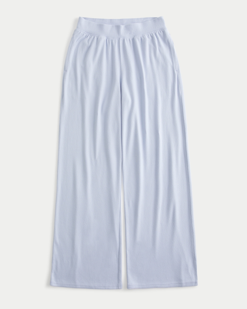 Cozy wide leg lounge pants hotsell
