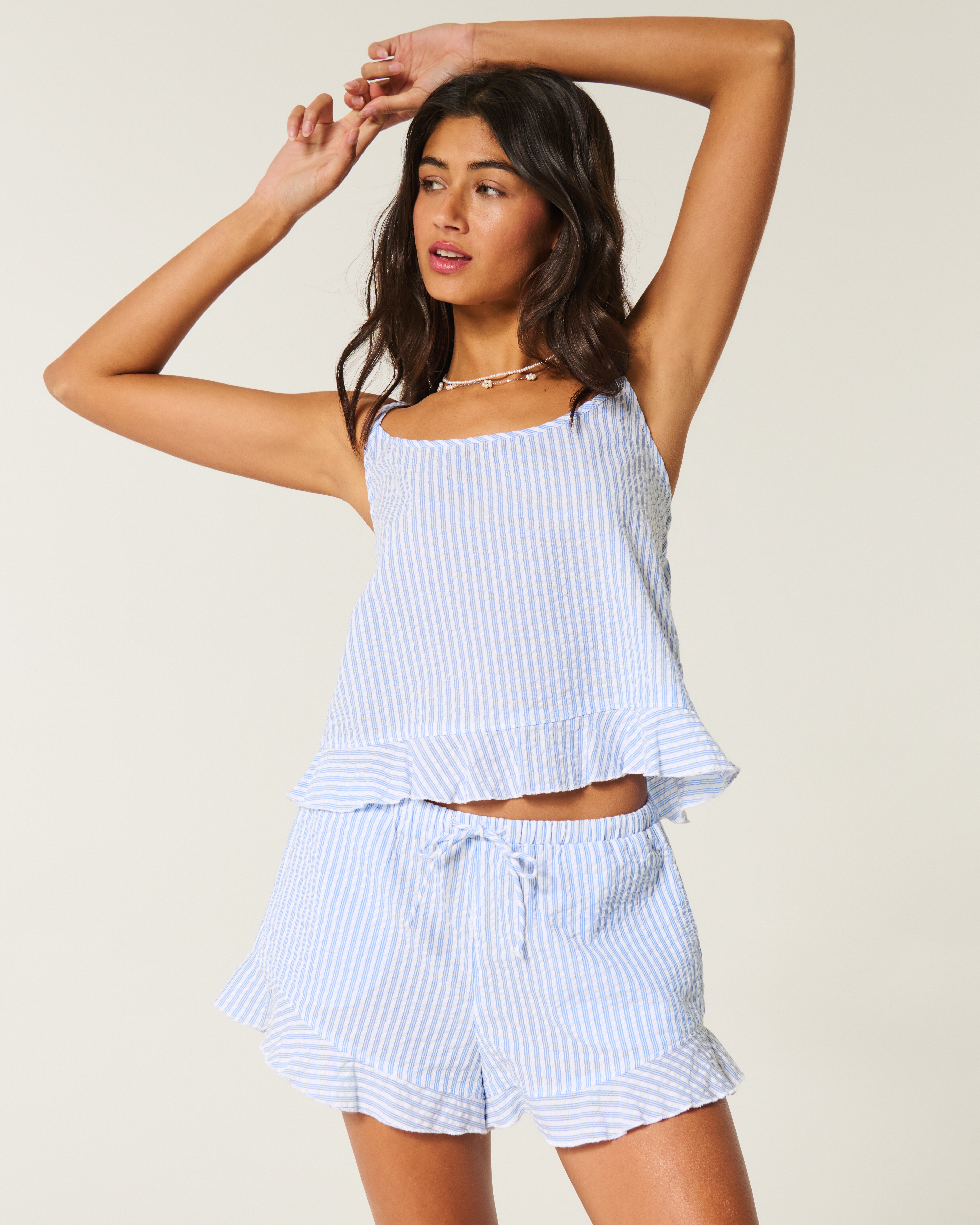 Seersucker Sleep Shorts