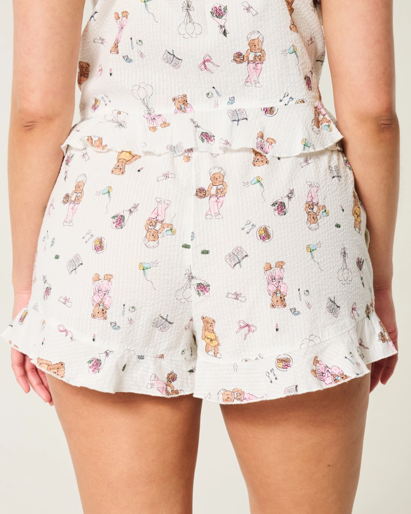Seersucker Sleep Shorts