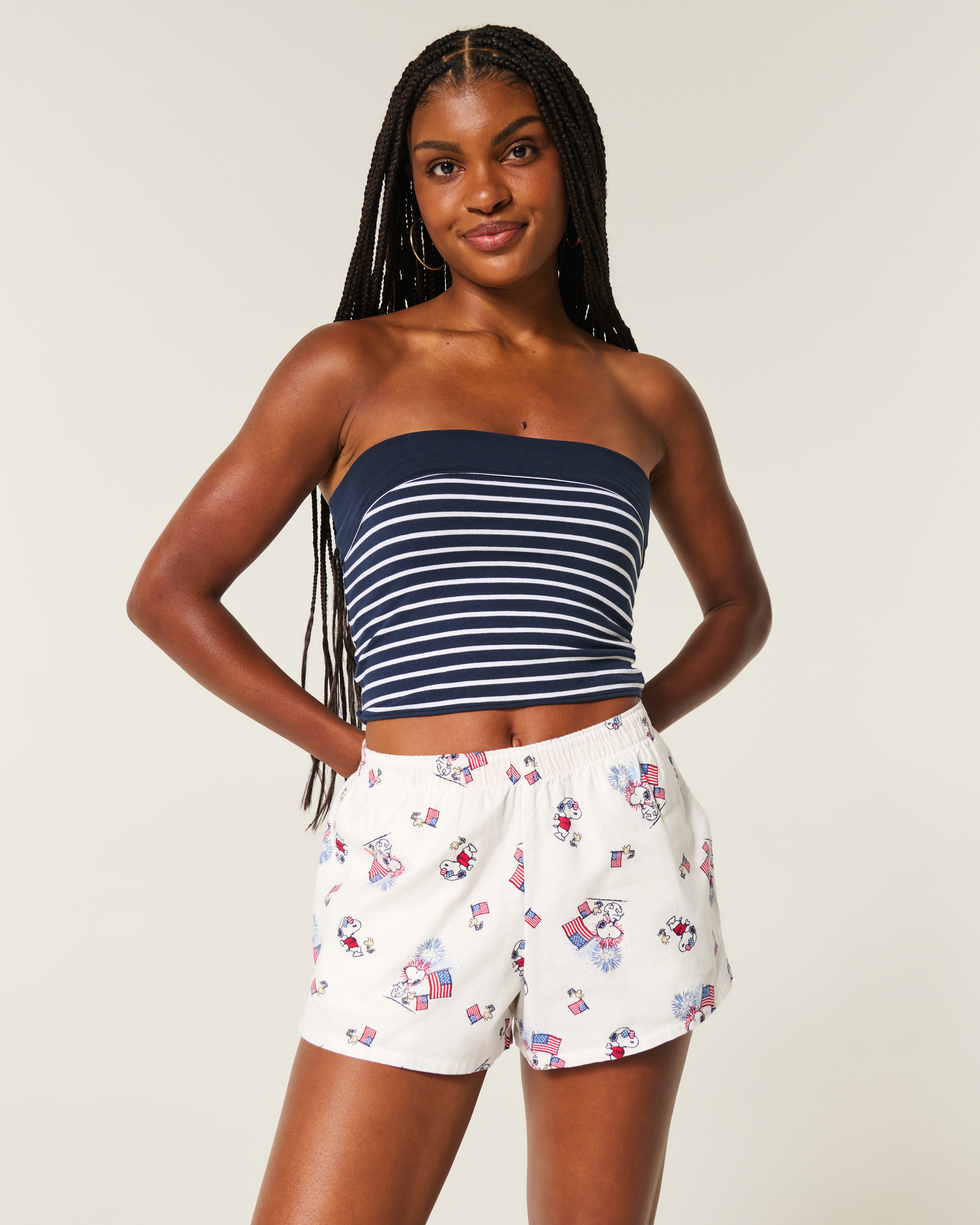 Snoopy Graphic Boxer Shorts