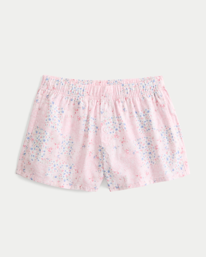 Women's Cotton Boxer Shorts | Women's Bottoms | HollisterCo.com