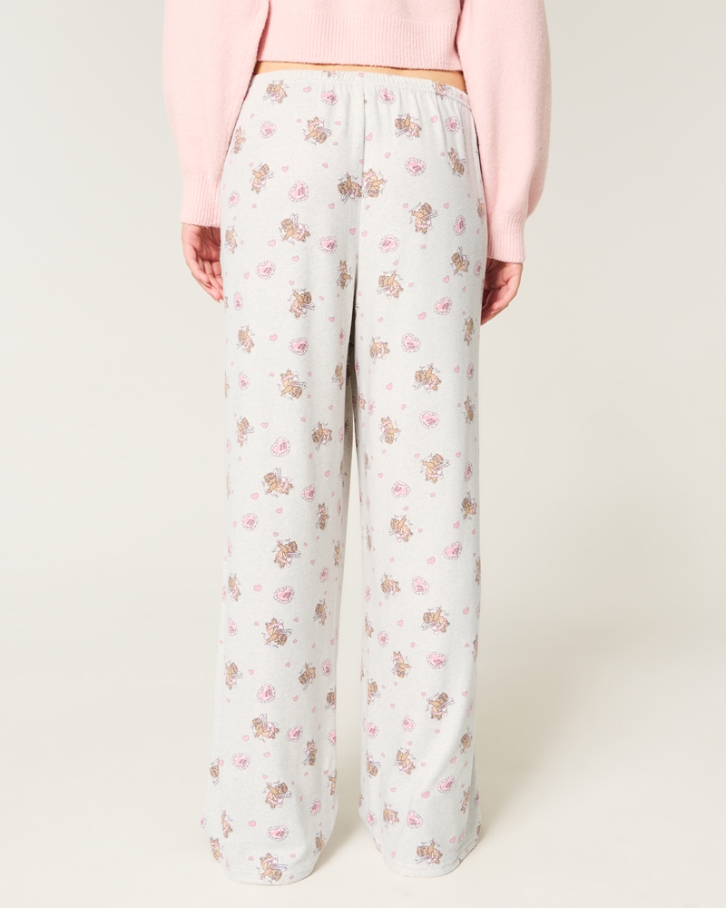 Bear Graphic Pajama Pants