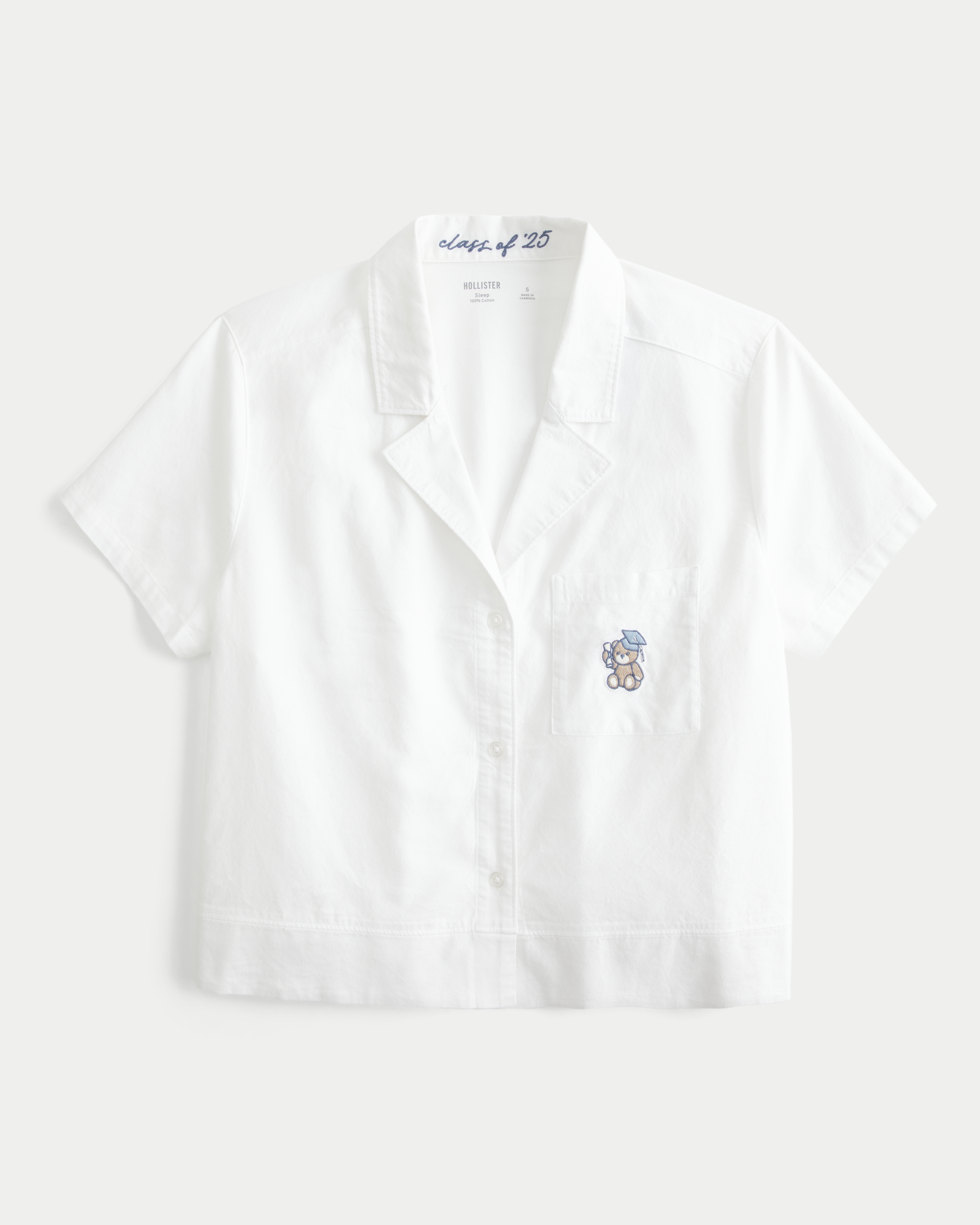 Short-Sleeve Grad Bear Sleep Shirt