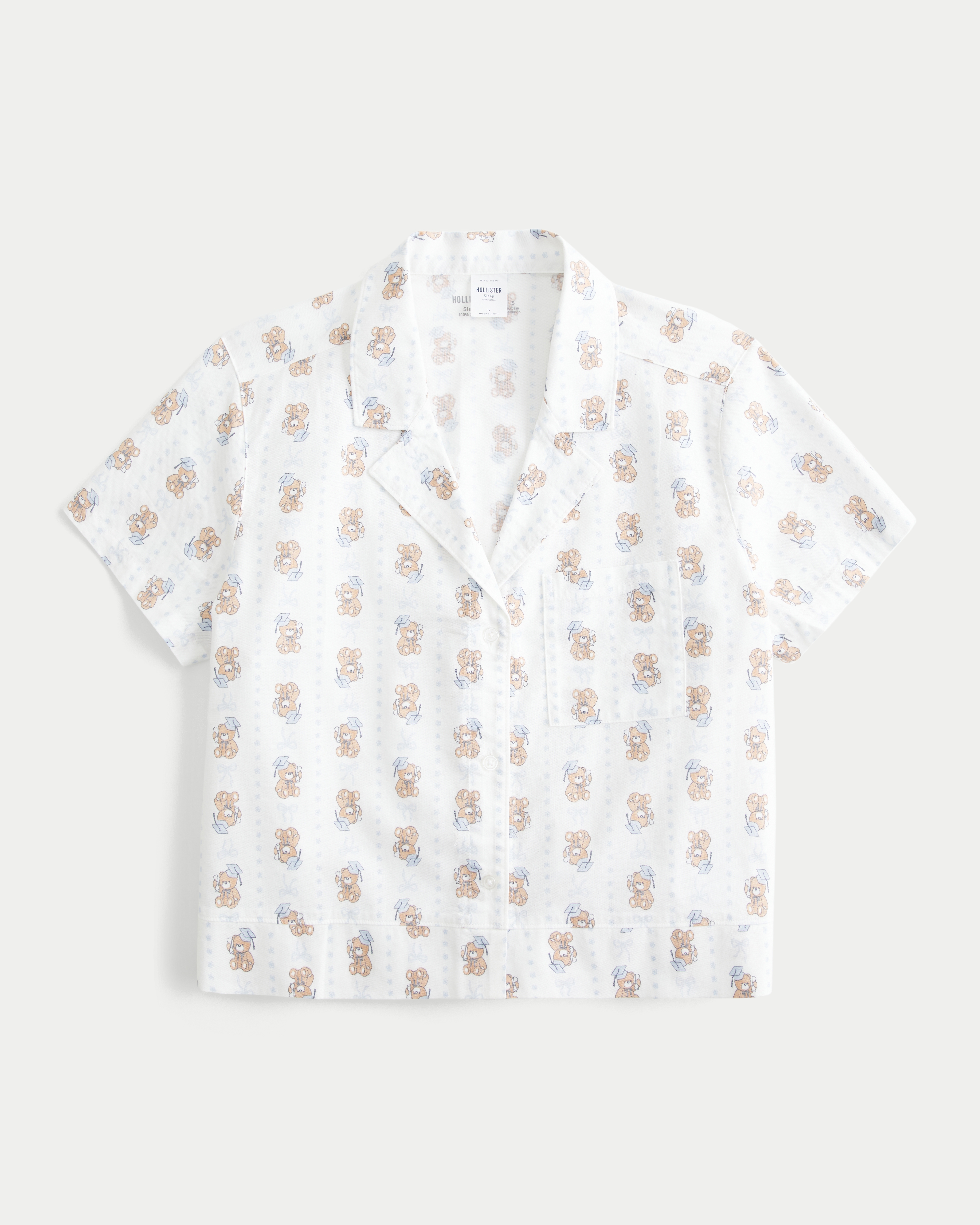 Short-Sleeve Grad Bear Sleep Shirt