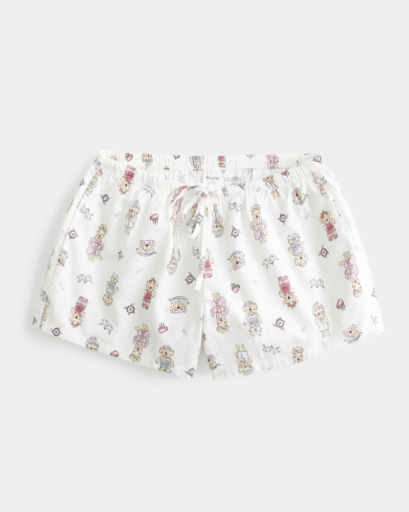 Oxford Cotton Tie Shorts