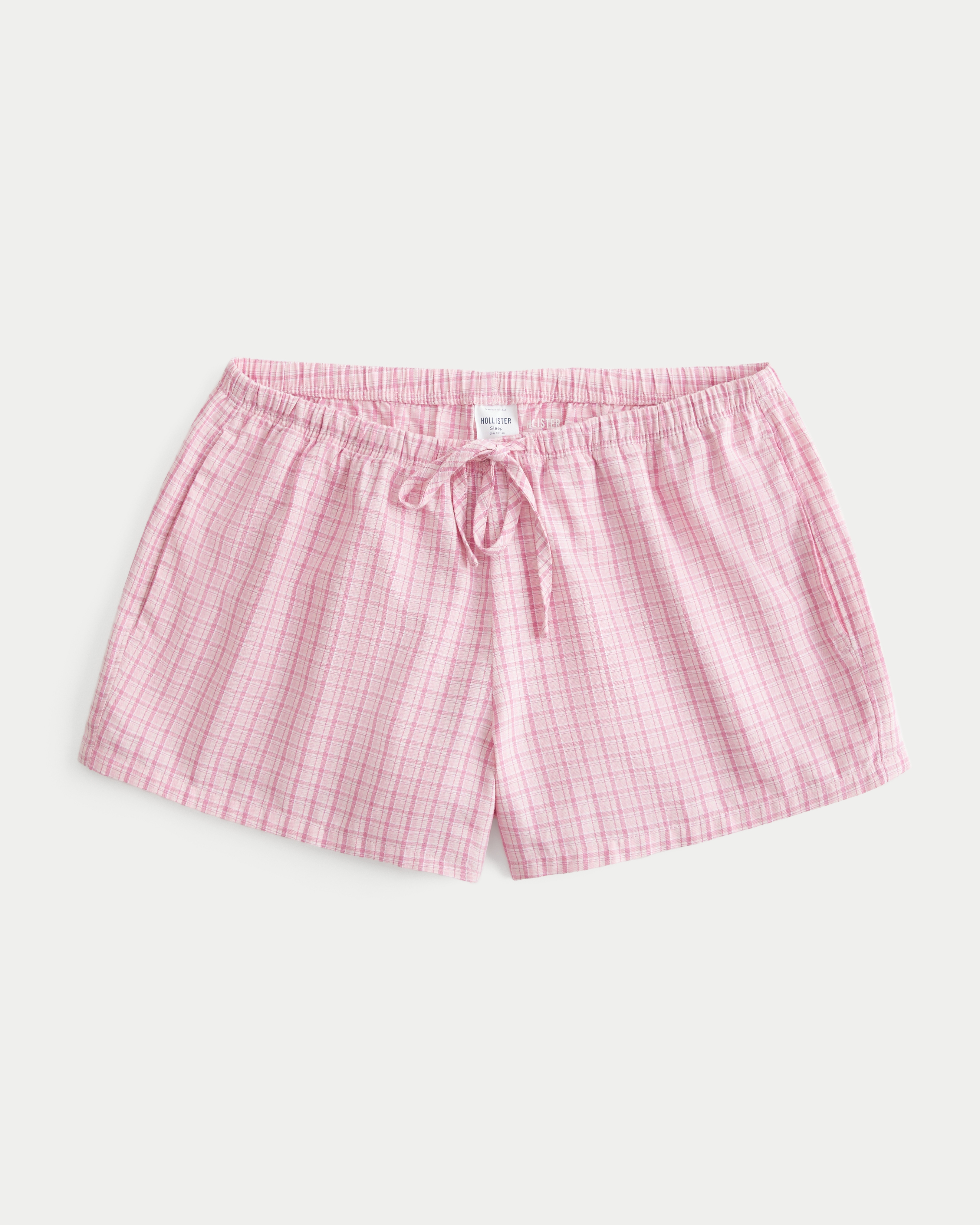 Oxford cotton tie shorts