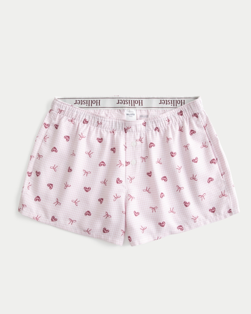 Flannel Boxer Shorts