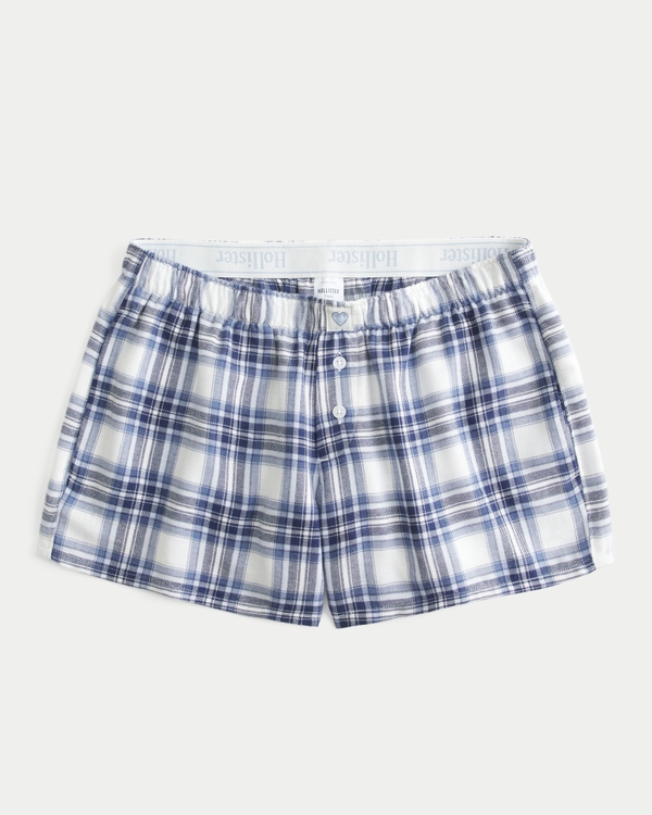 Flannel Boxer Shorts