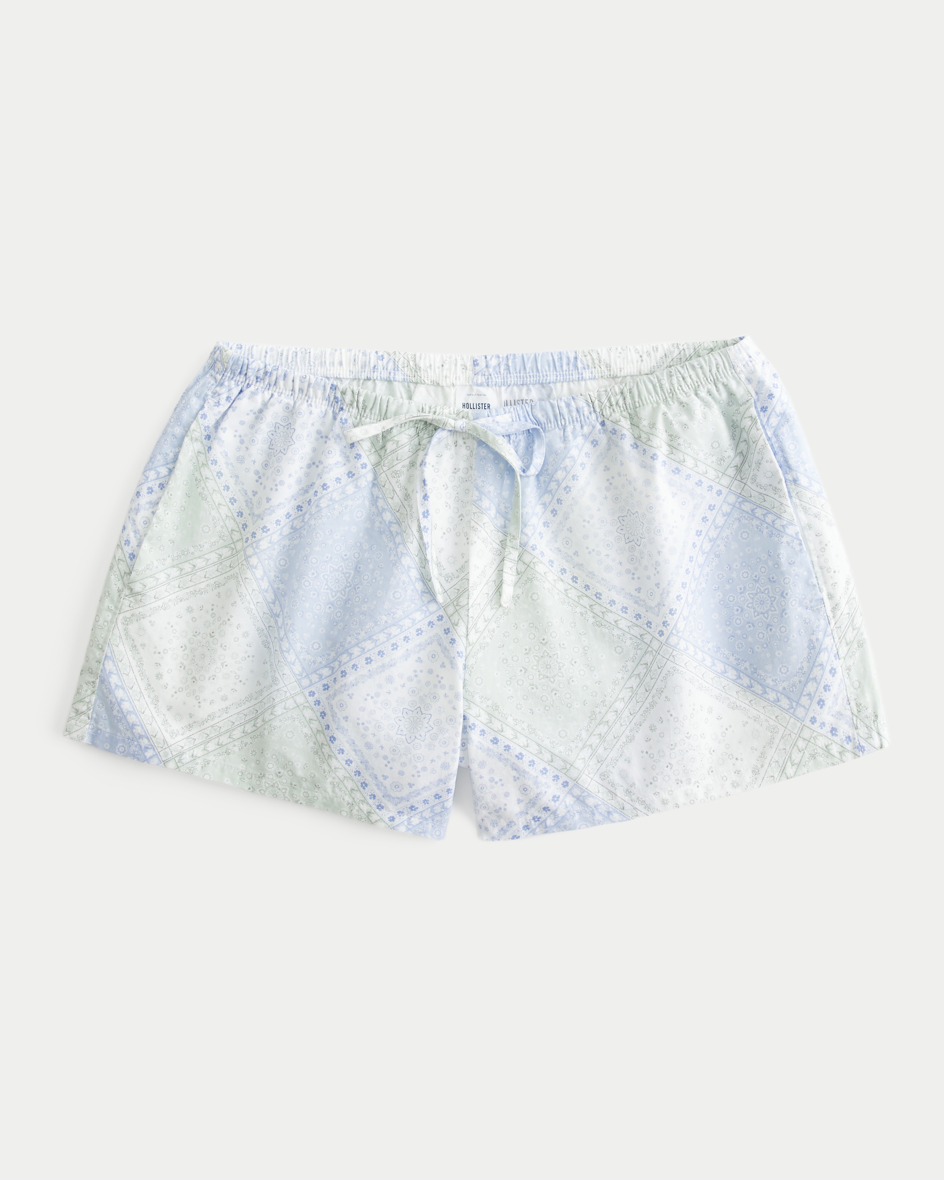 Oxford Cotton Tie Shorts