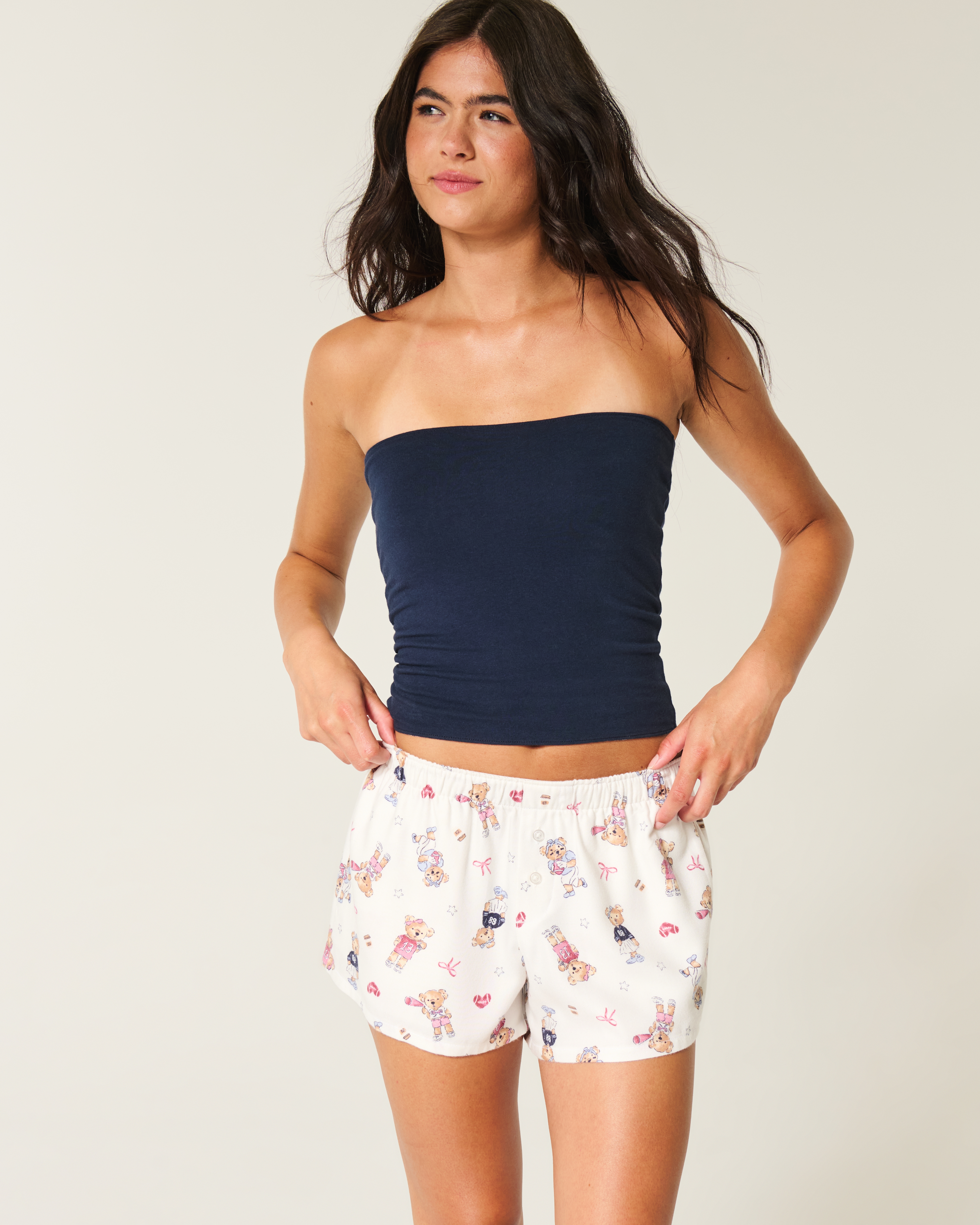 Flannel Boxer Shorts