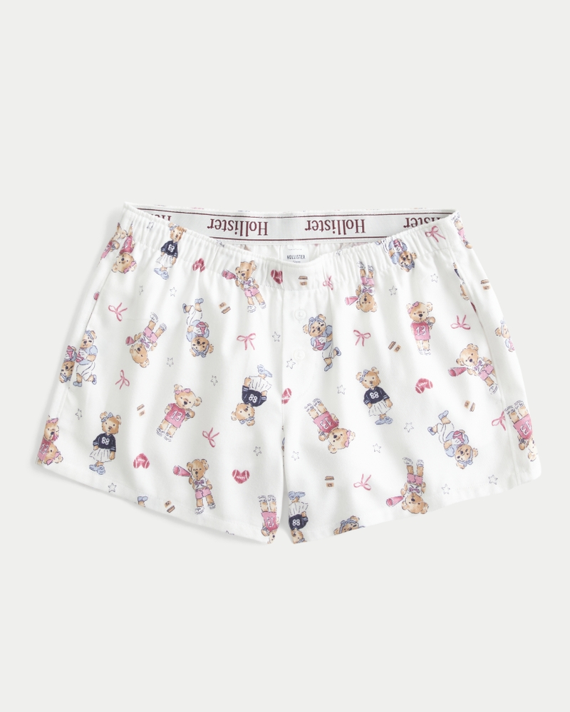 Flannel Boxer Shorts