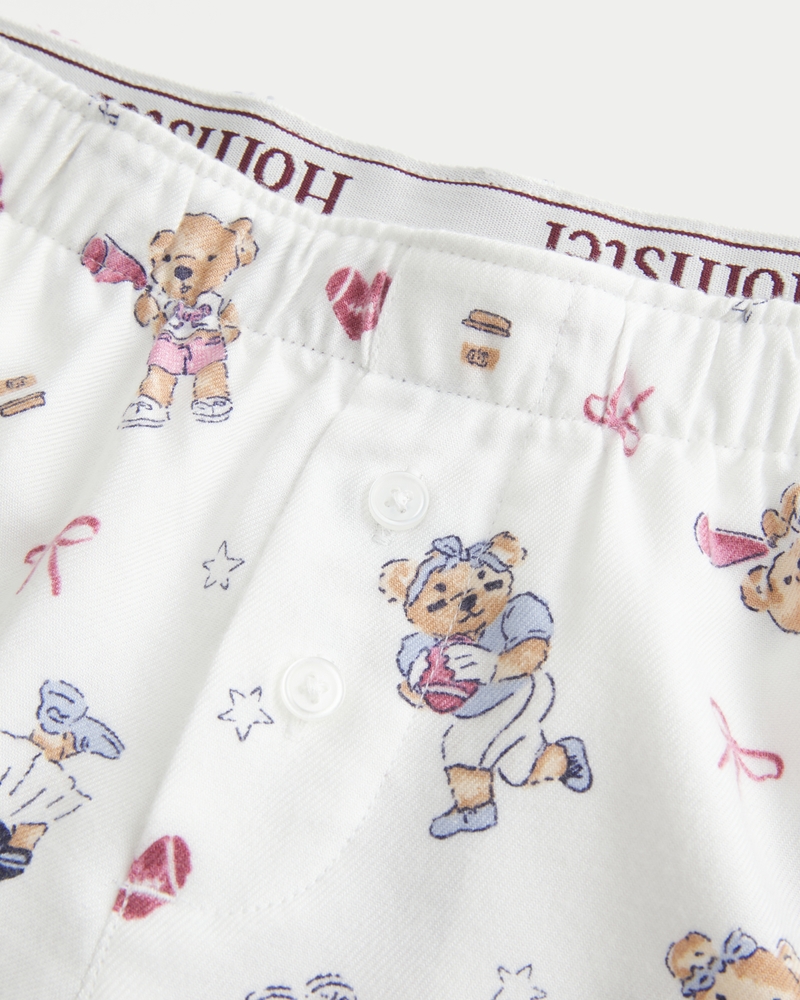 Flannel Boxer Shorts