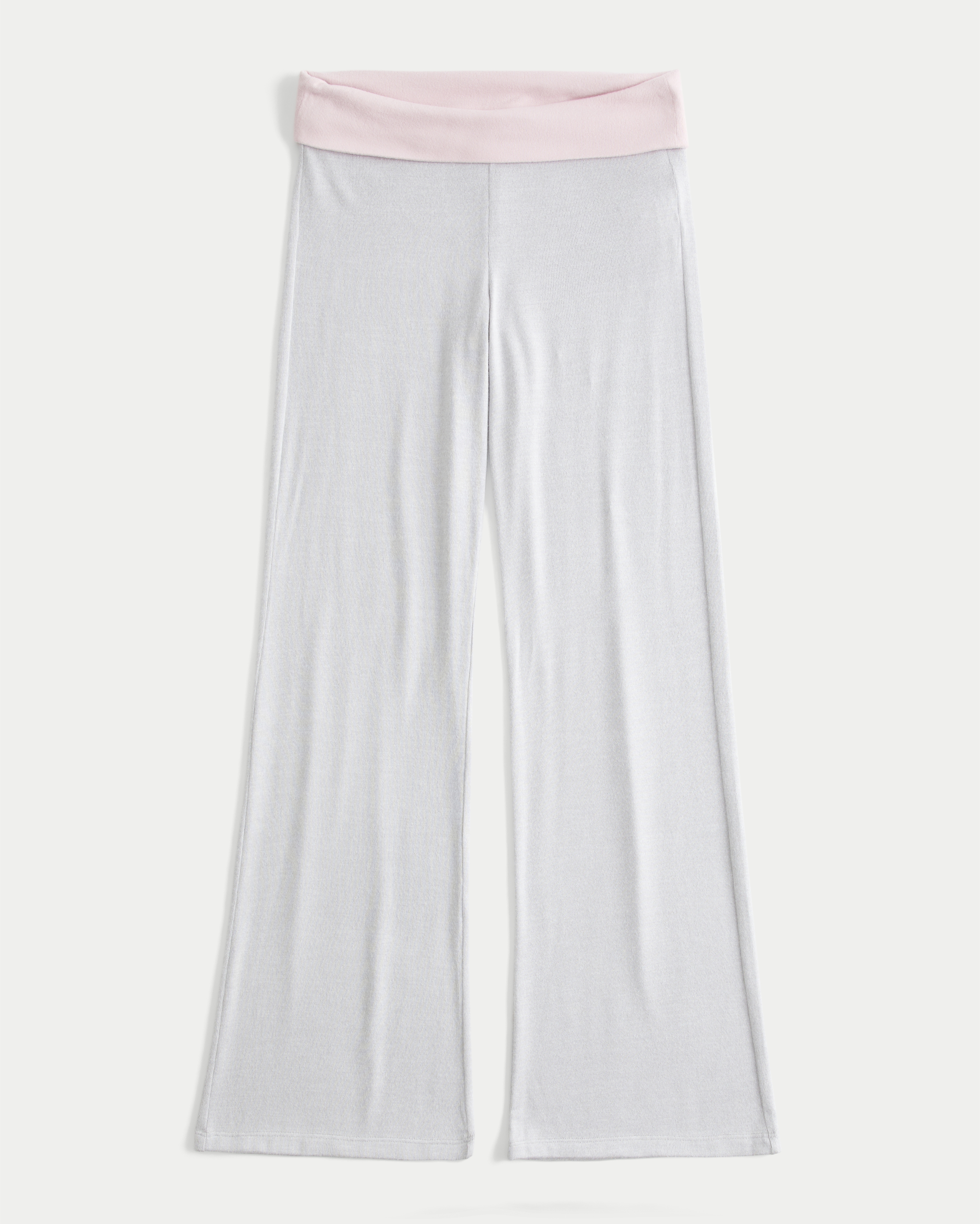 Hollister Always Cozy Knit Foldover Waist Flare Pants