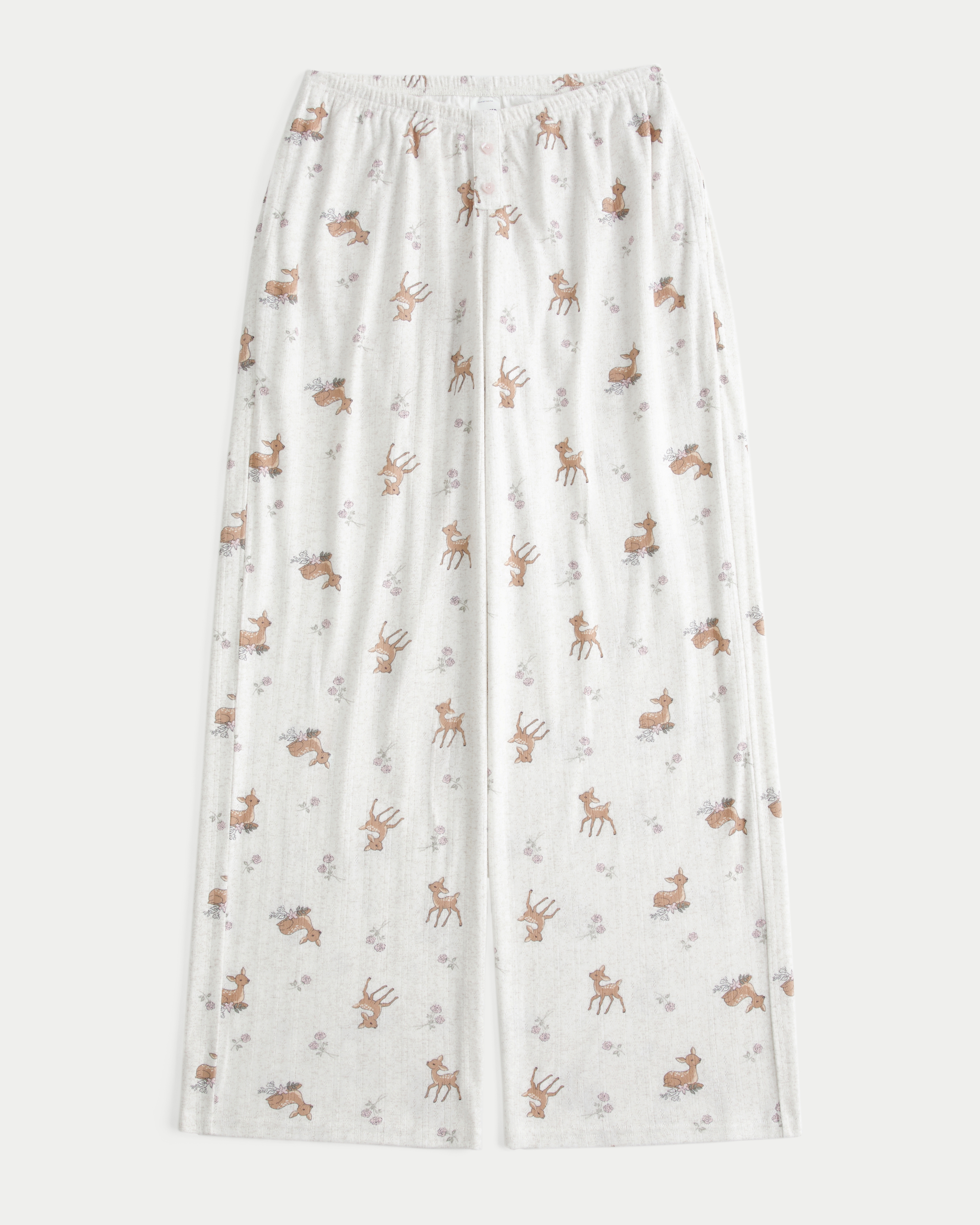 Always Cozy Pointelle Wide-Leg Boxer Pants
