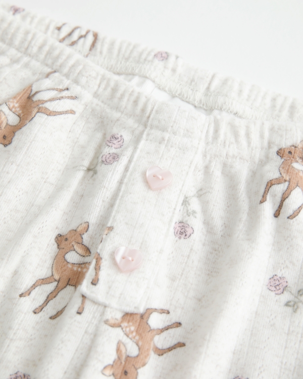 Cozy Pointelle Wide-Leg Boxer Pants