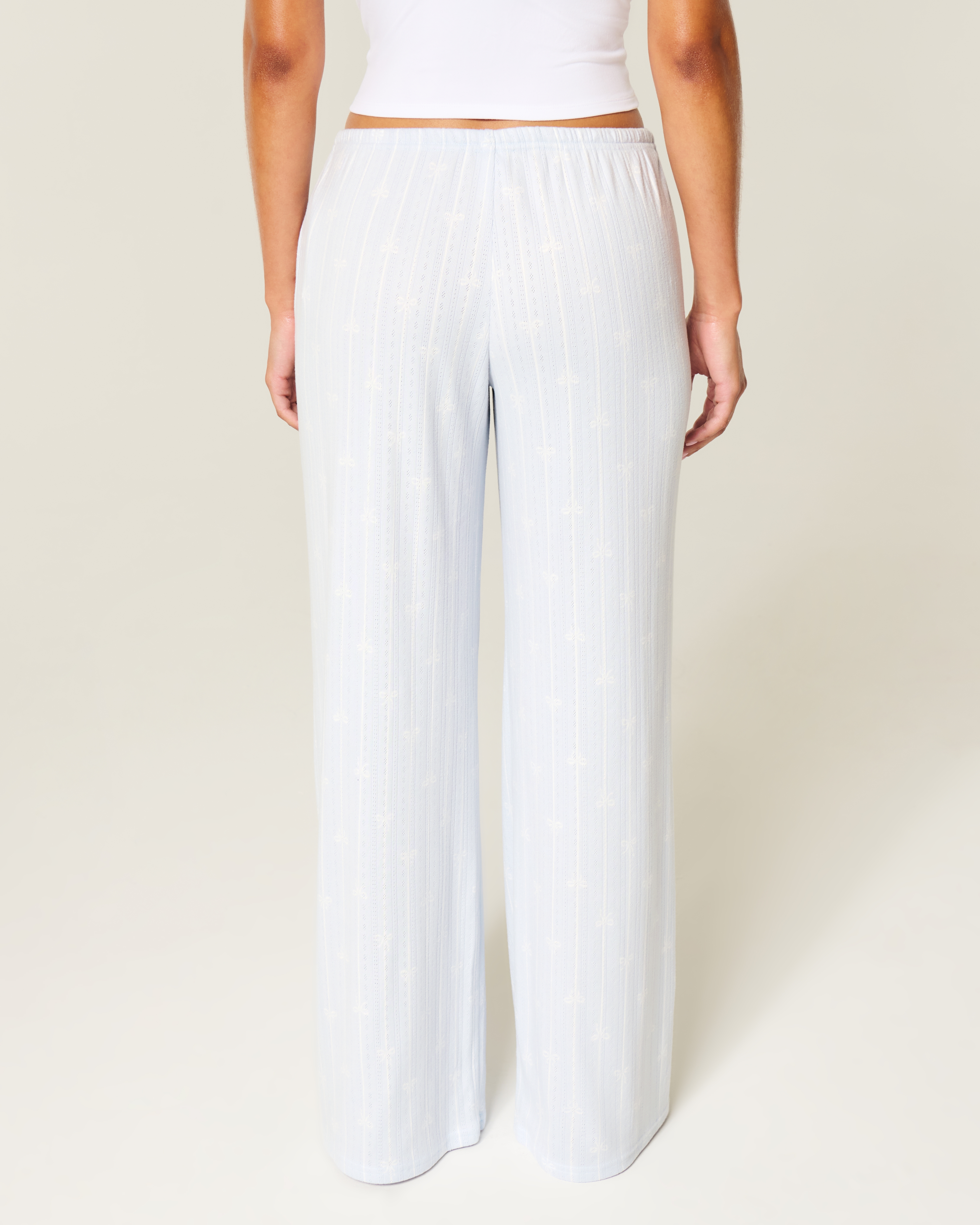Always Cozy Pointelle Wide-Leg Boxer Pants