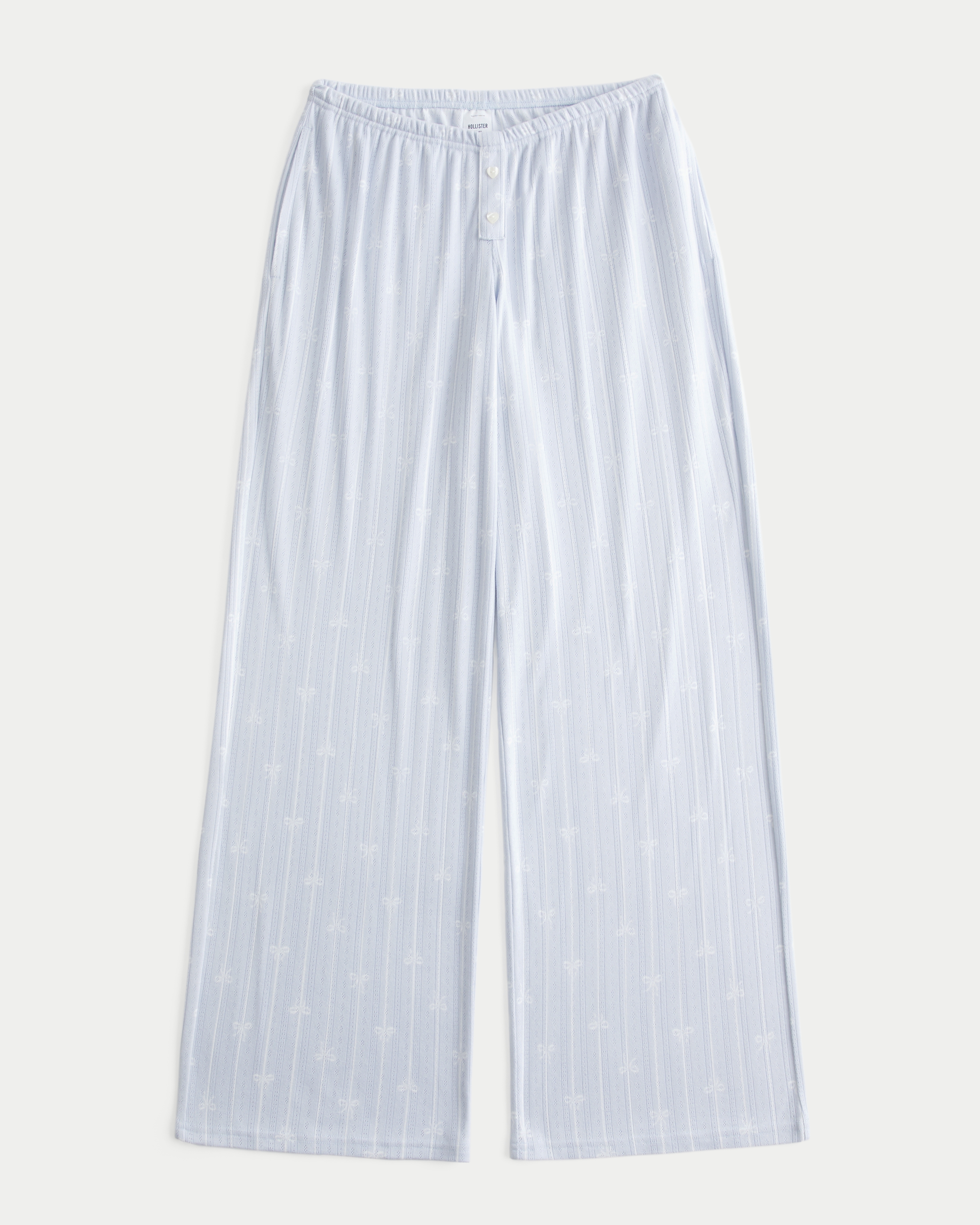 Always Cozy Pointelle Wide-Leg Boxer Pants