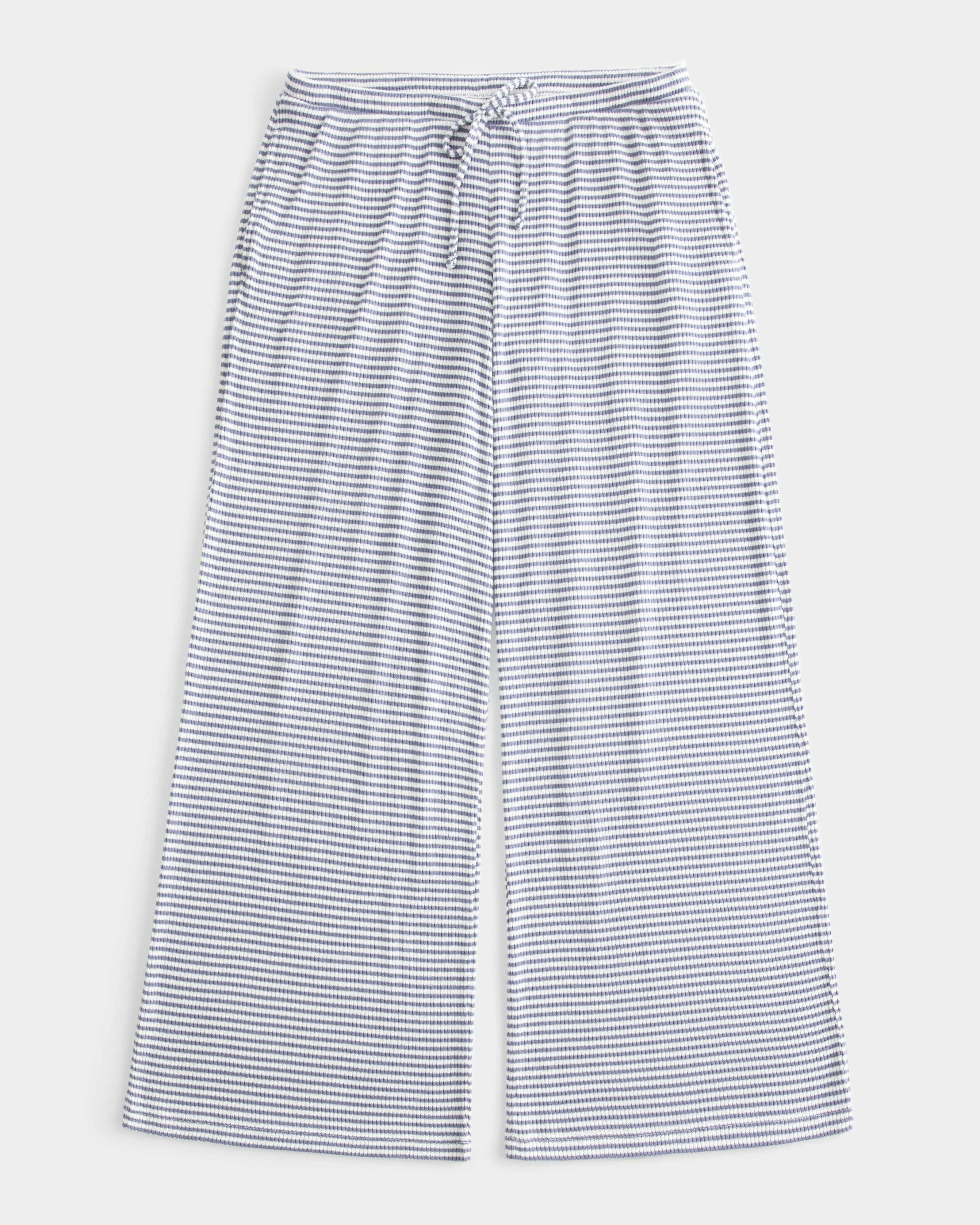 Cozy Ribbed Wide-Leg Pants