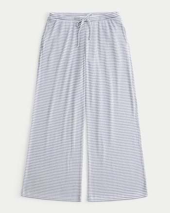 Women's Cozy Ribbed Wide-Leg Pants | Women's New Arrivals | HollisterCo.com