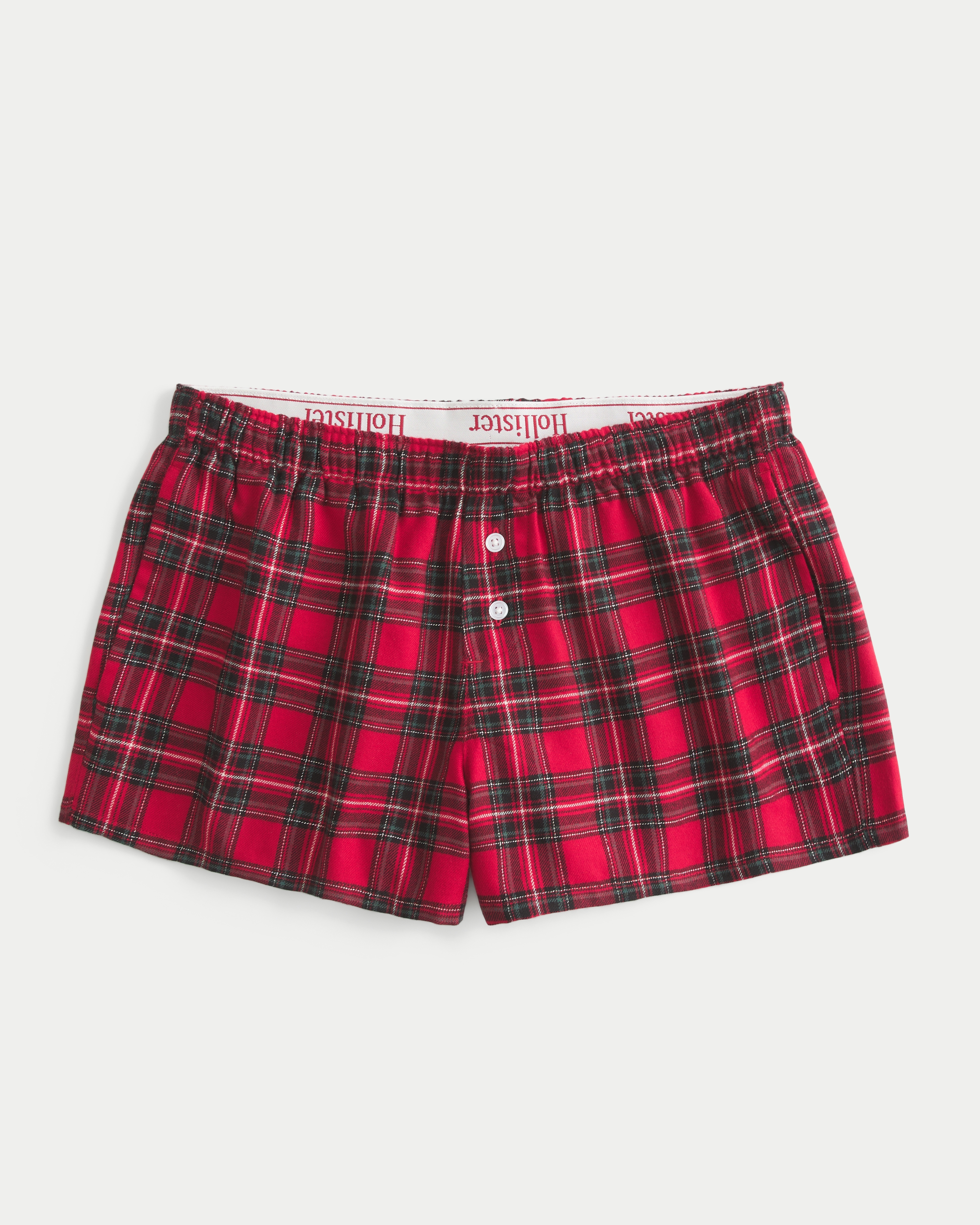 Flannel Boxer Shorts